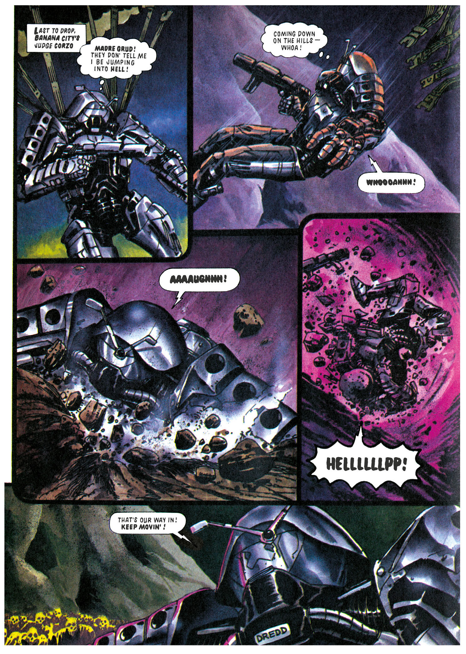 Read online Essential Judge Dredd: Judgement Day comic -  Issue # TPB - 106