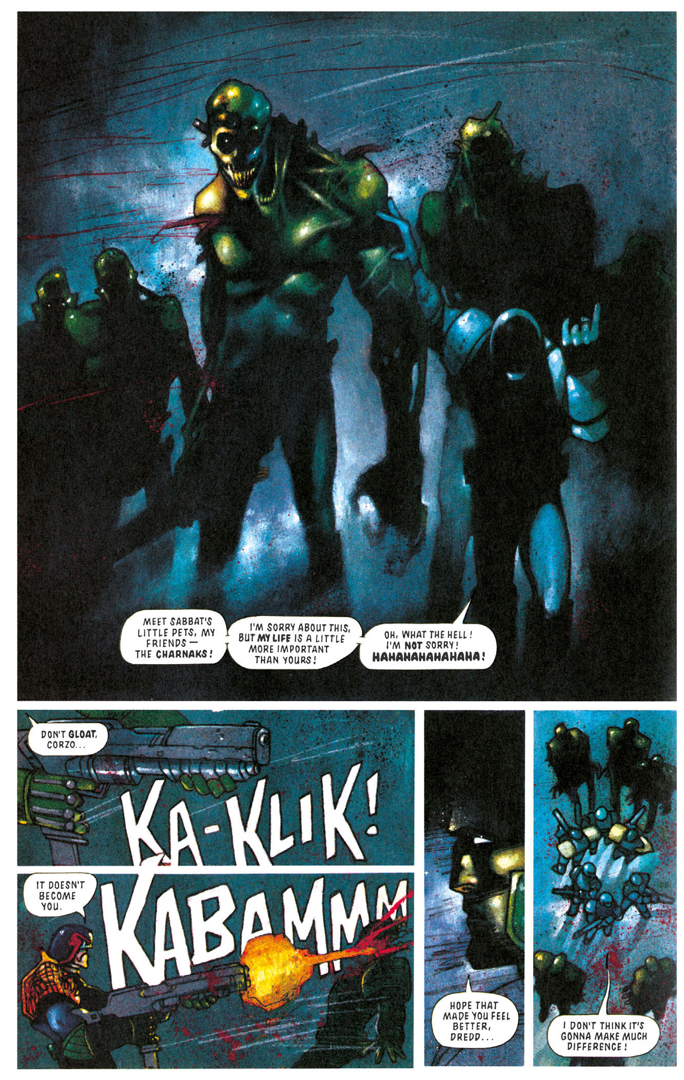 Read online Essential Judge Dredd: Judgement Day comic -  Issue # TPB - 118