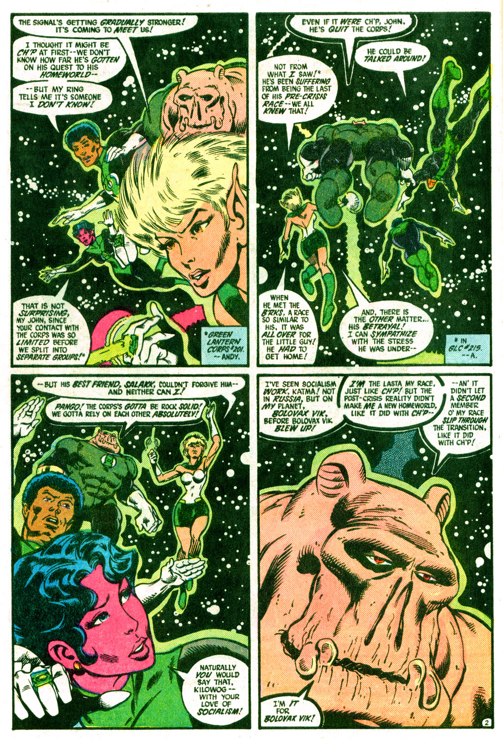 Read online The Green Lantern Corps comic -  Issue #217 - 3