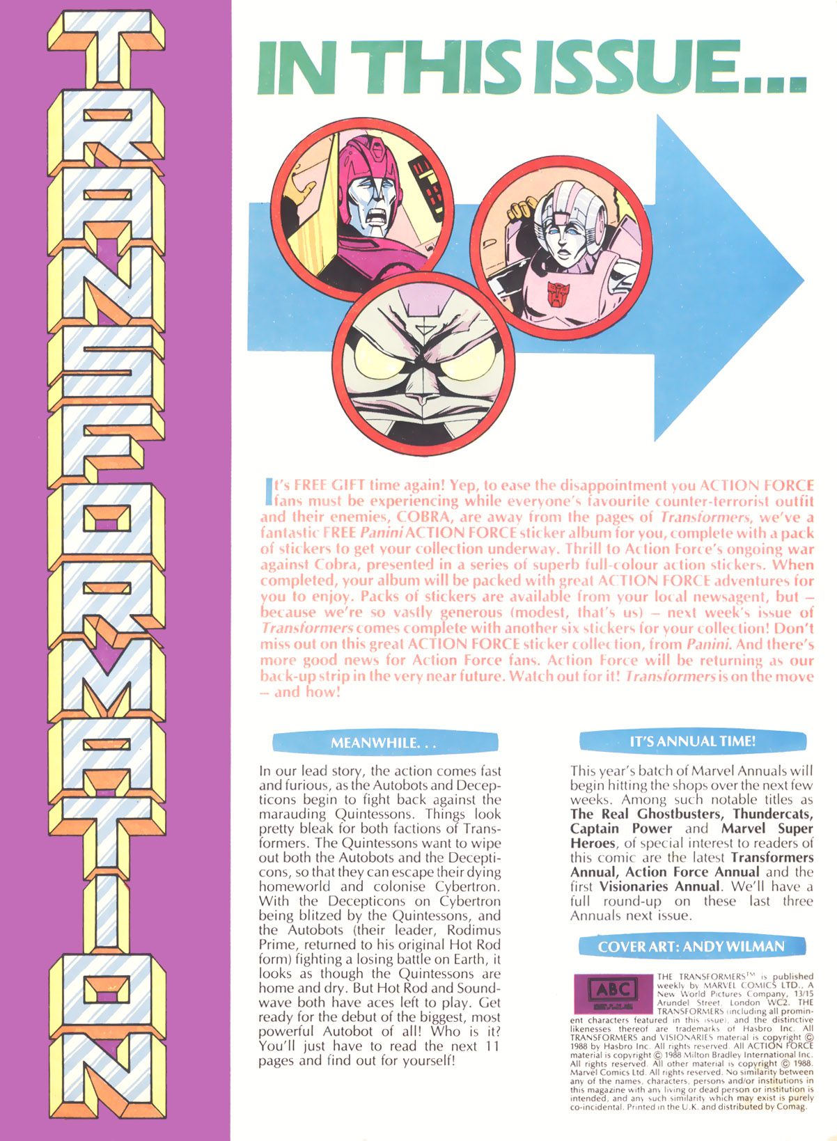 Read online The Transformers (UK) comic -  Issue #186 - 2
