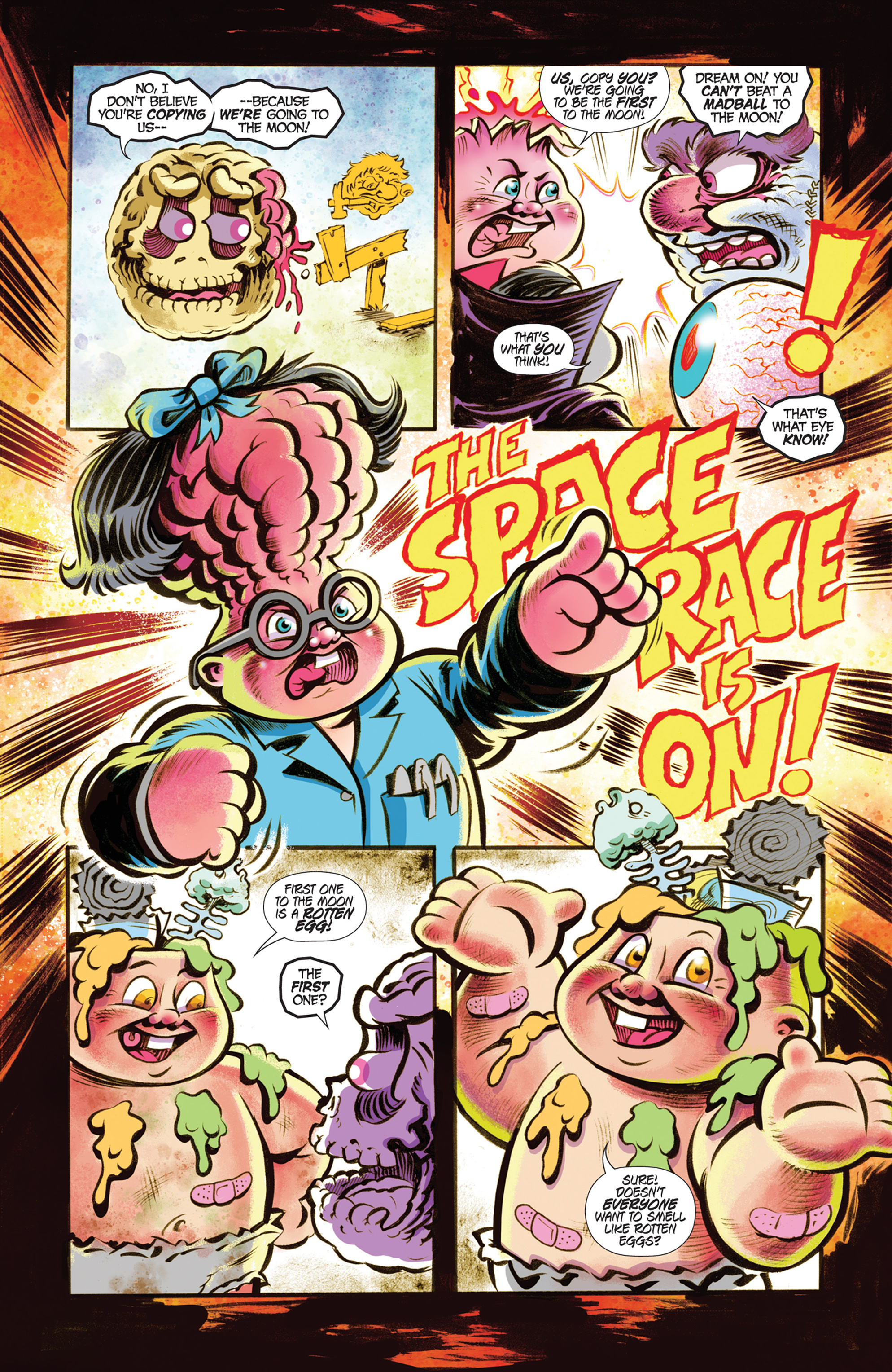 Read online Madballs vs Garbage Pail Kids – Time Again, Slime Again comic -  Issue #4 - 8