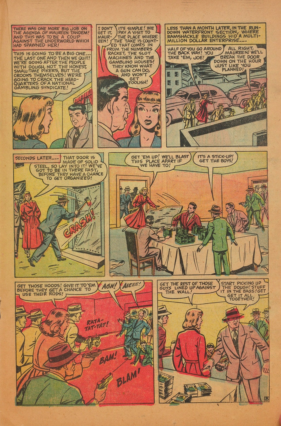 Read online Murder Incorporated (1950) comic -  Issue #1 - 19
