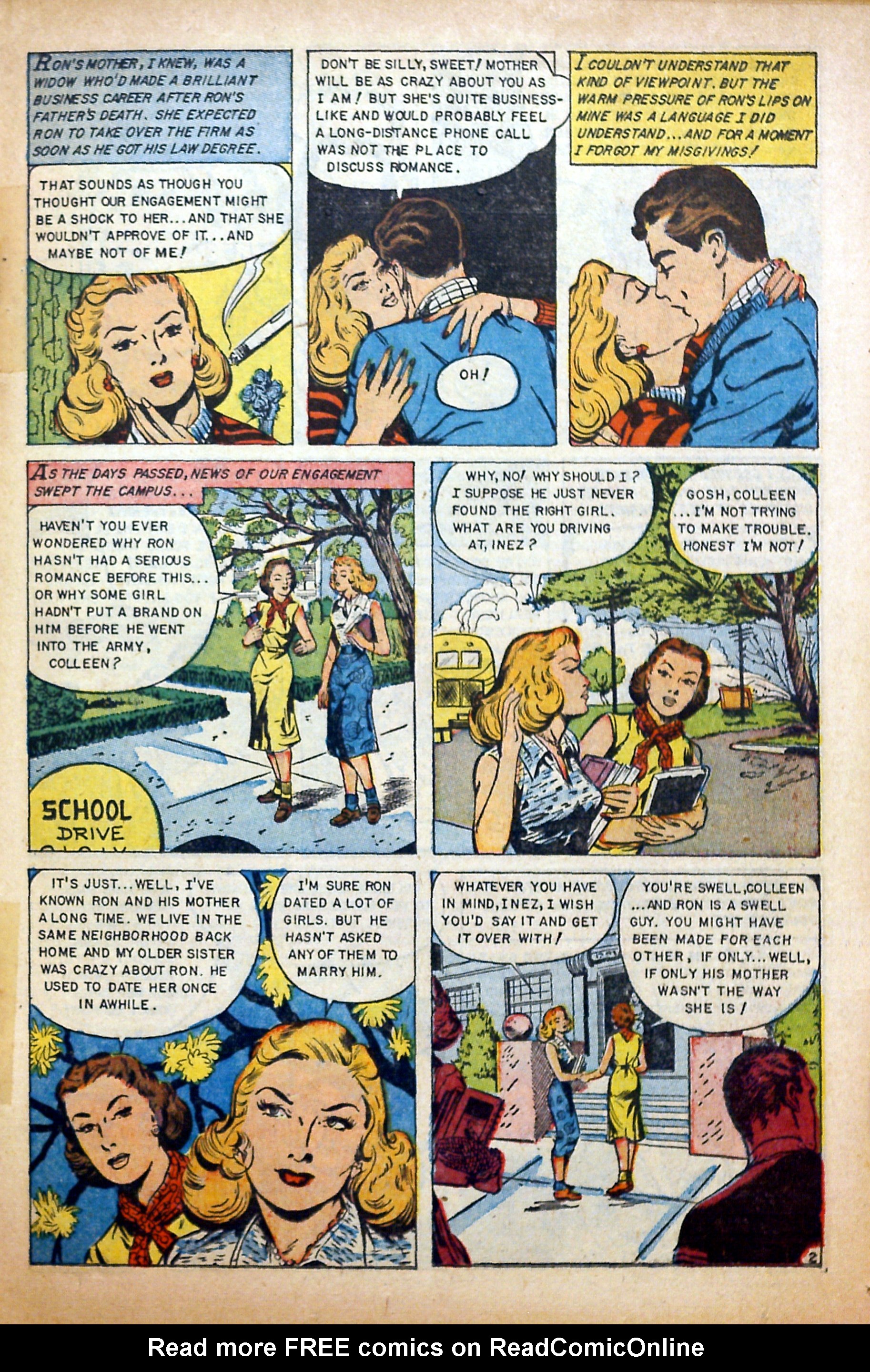 Read online Glamorous Romances comic -  Issue #74 - 19