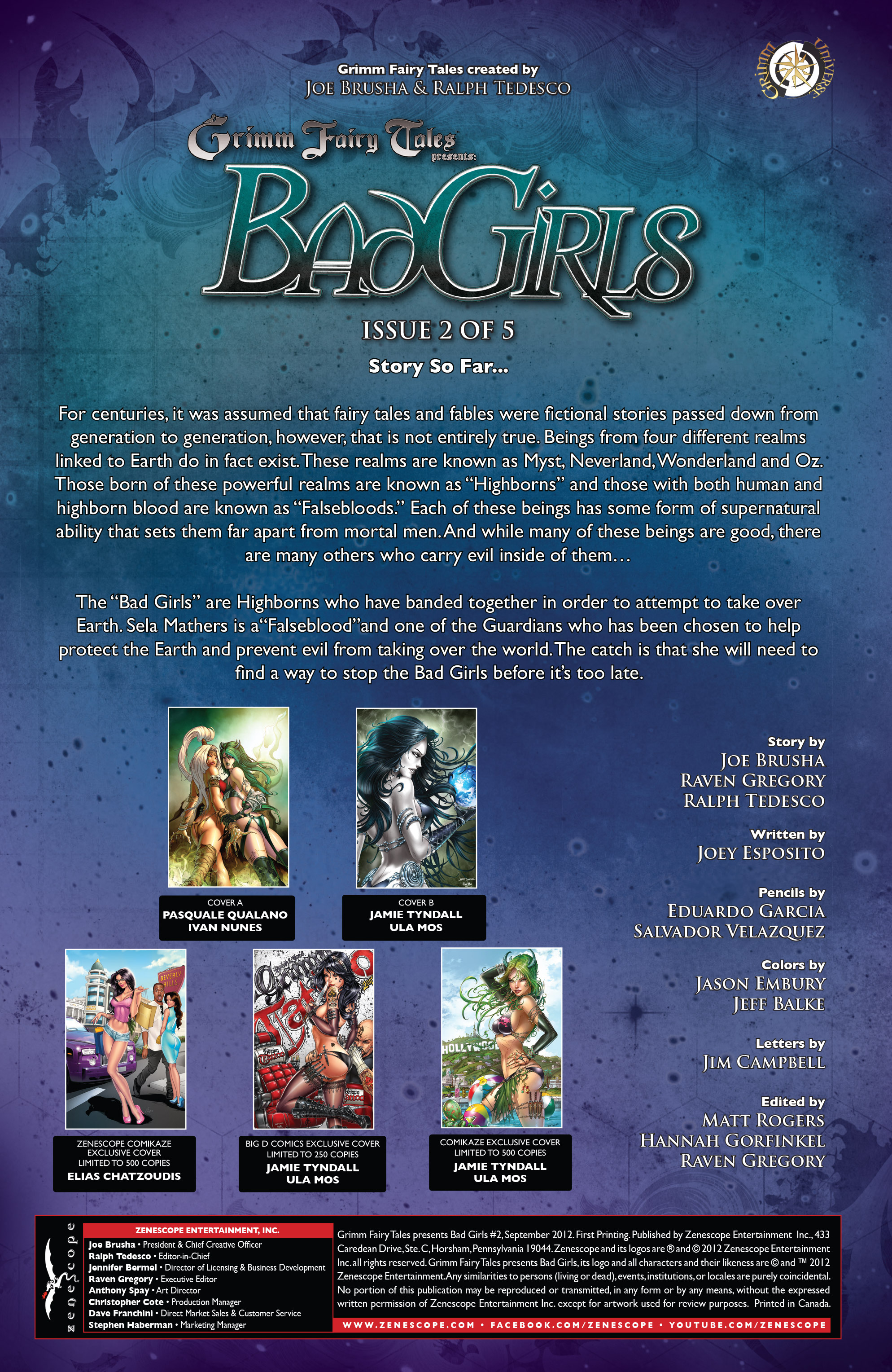 Read online Grimm Fairy Tales presents Bad Girls comic -  Issue # TPB - 31