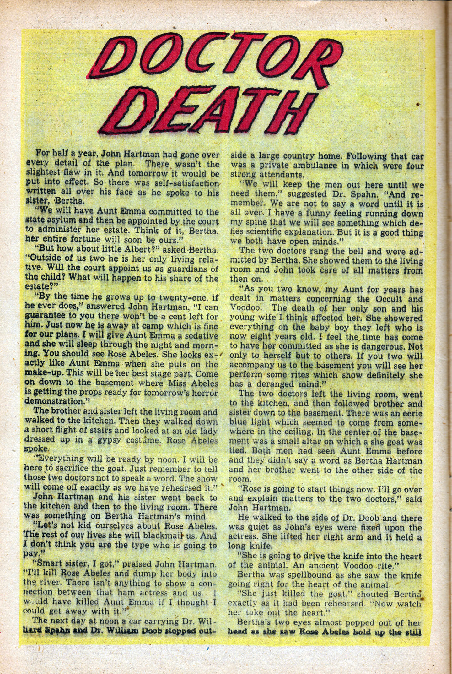 Read online Haunted Thrills comic -  Issue #14 - 16