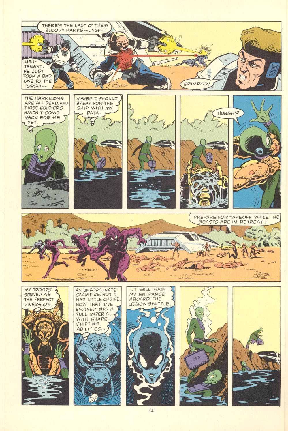 Read online Alien Legion comic -  Issue #11 - 16