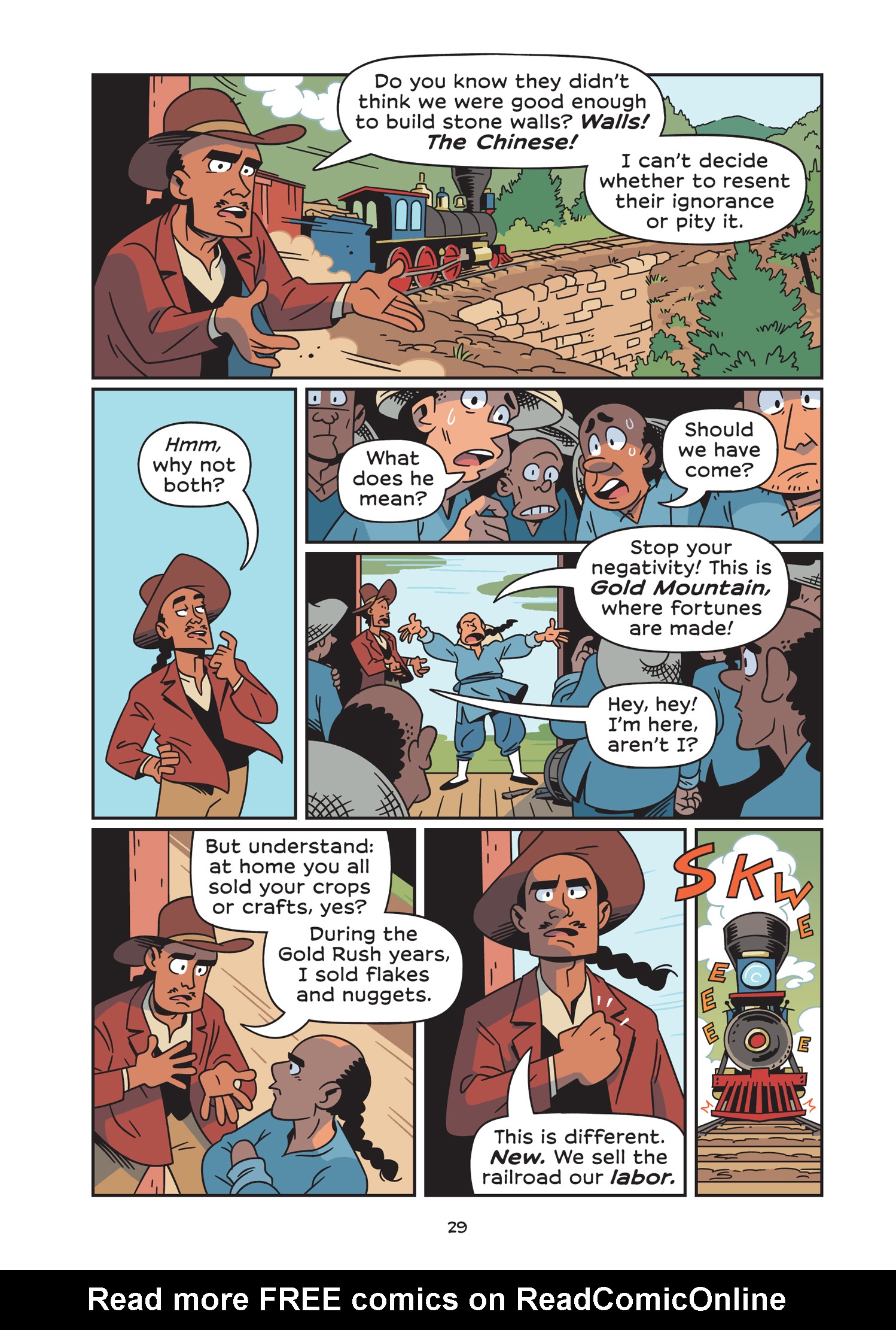 Read online History Comics comic -  Issue # The Transcontinental Railroad - 38