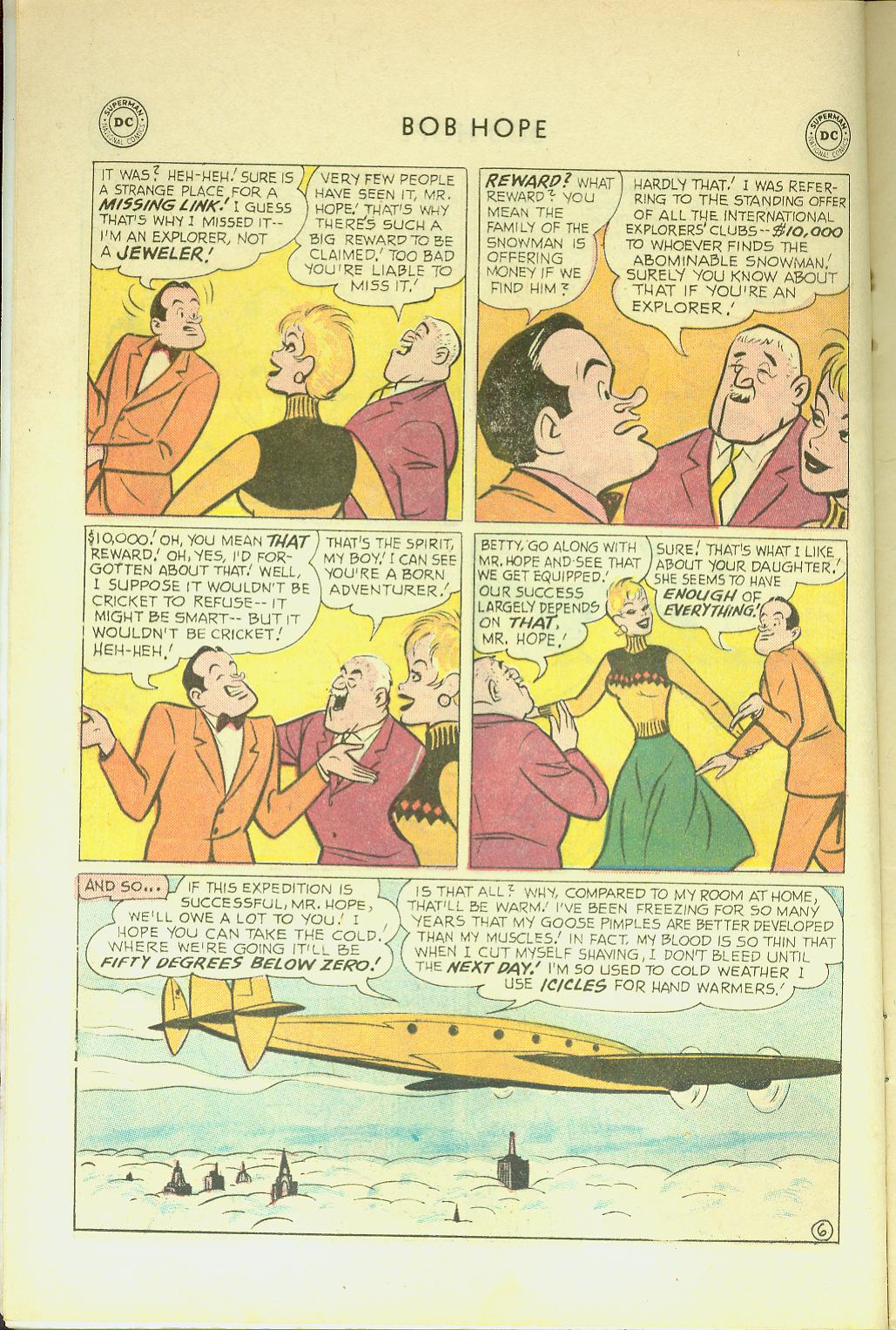 Read online The Adventures of Bob Hope comic -  Issue #54 - 8