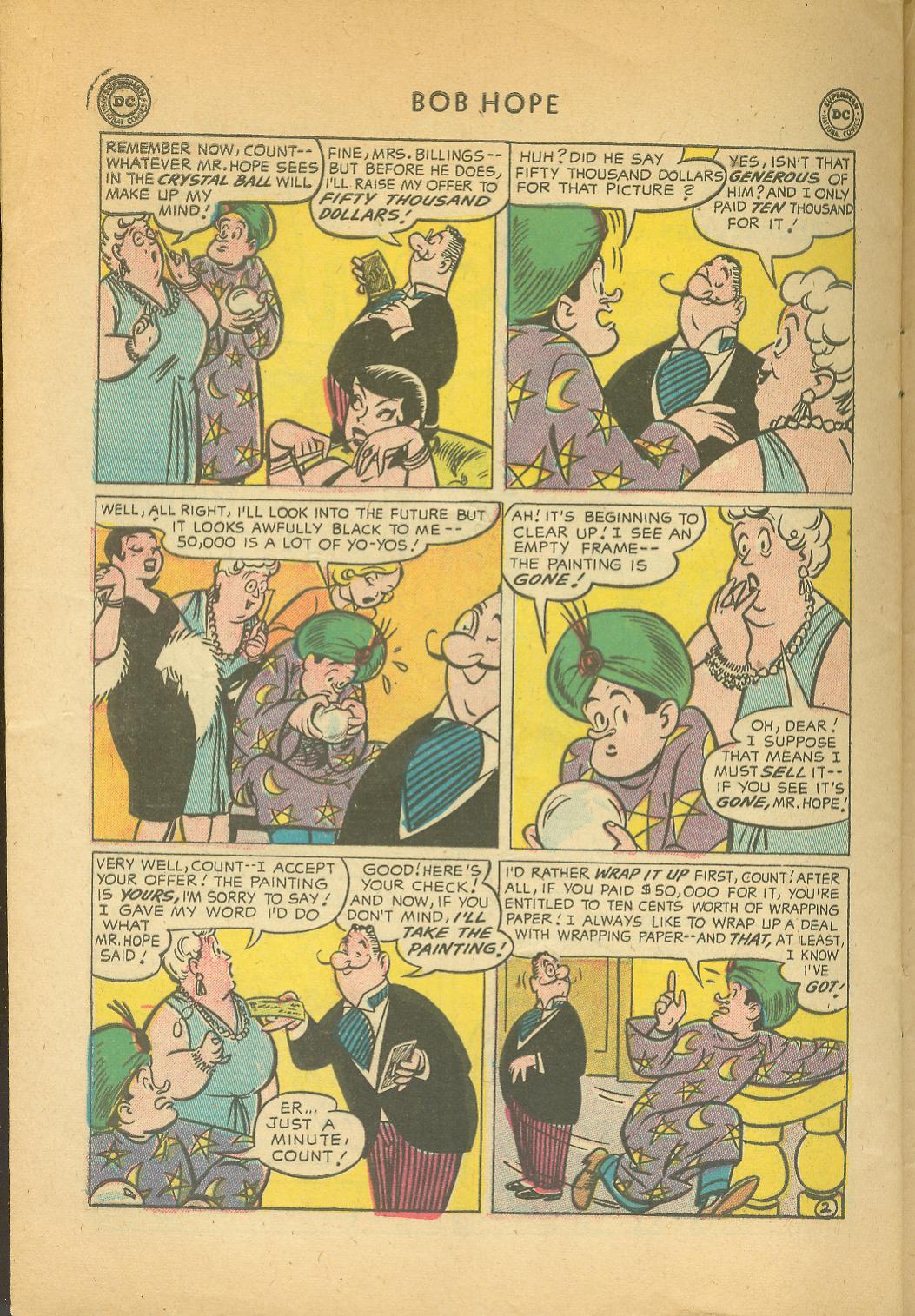 Read online The Adventures of Bob Hope comic -  Issue #40 - 28