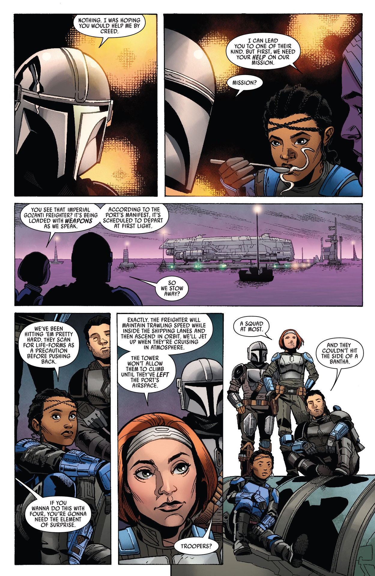 Read online Star Wars: The Mandalorian Season 2 comic -  Issue #3 - 16