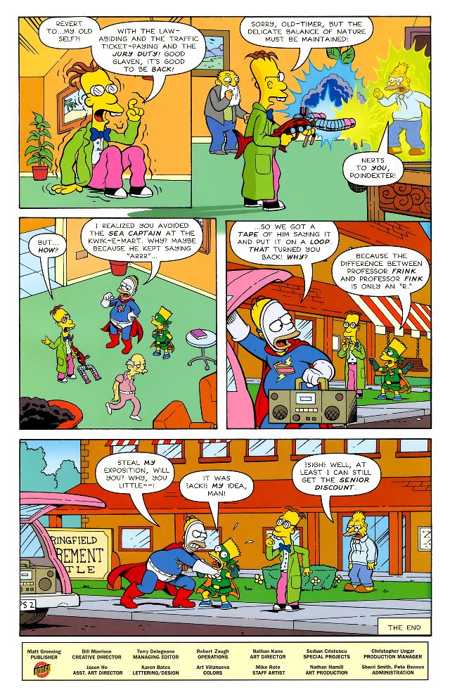 Read online Bongo Comics Free-For-All! comic -  Issue #2009 - 30