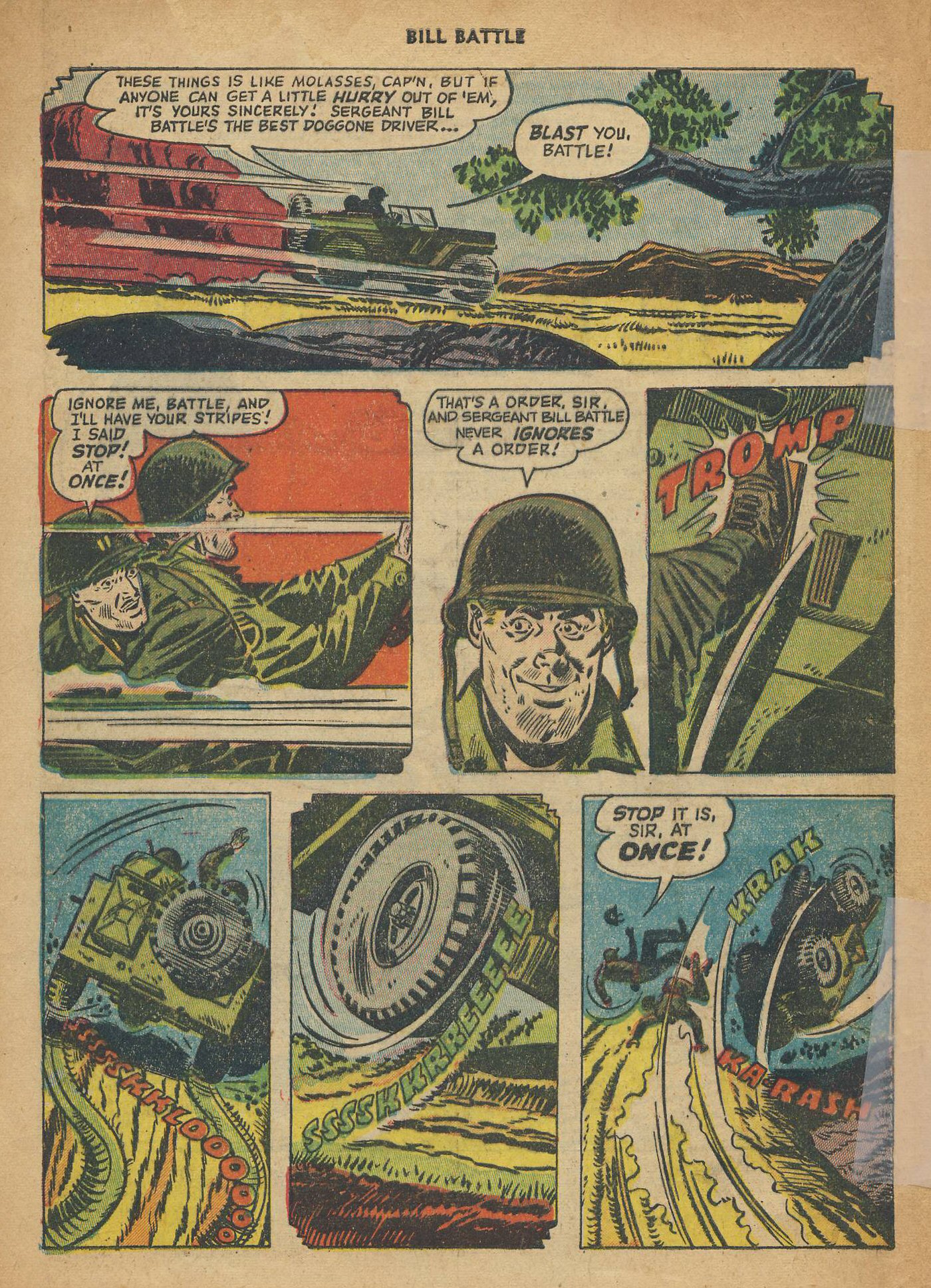 Read online Bill Battle: The One Man Army comic -  Issue #1 - 4