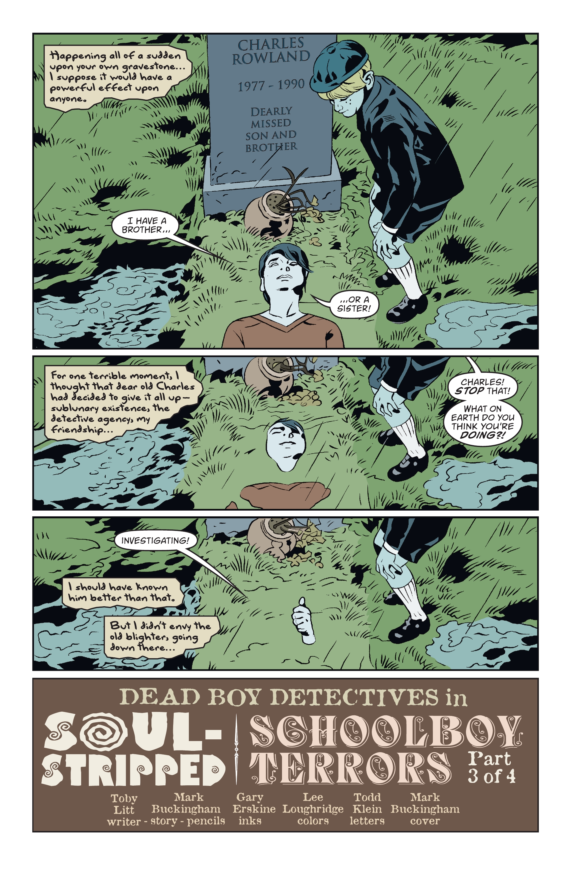 Read online Dead Boy Detectives by Toby Litt & Mark Buckingham comic -  Issue # TPB (Part 1) - 74