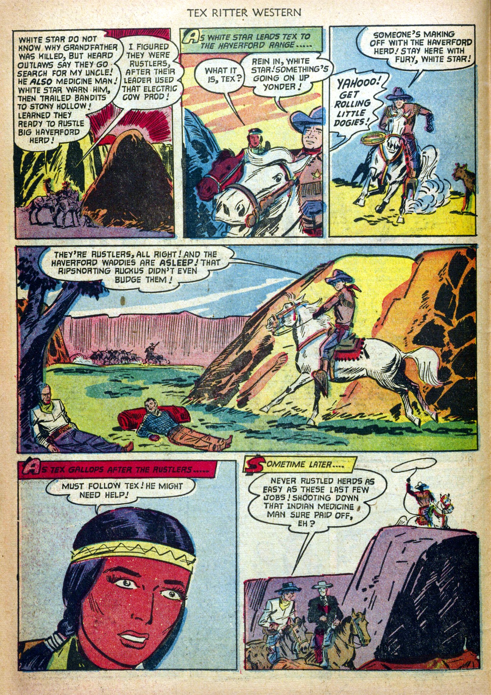 Read online Tex Ritter Western comic -  Issue #12 - 6