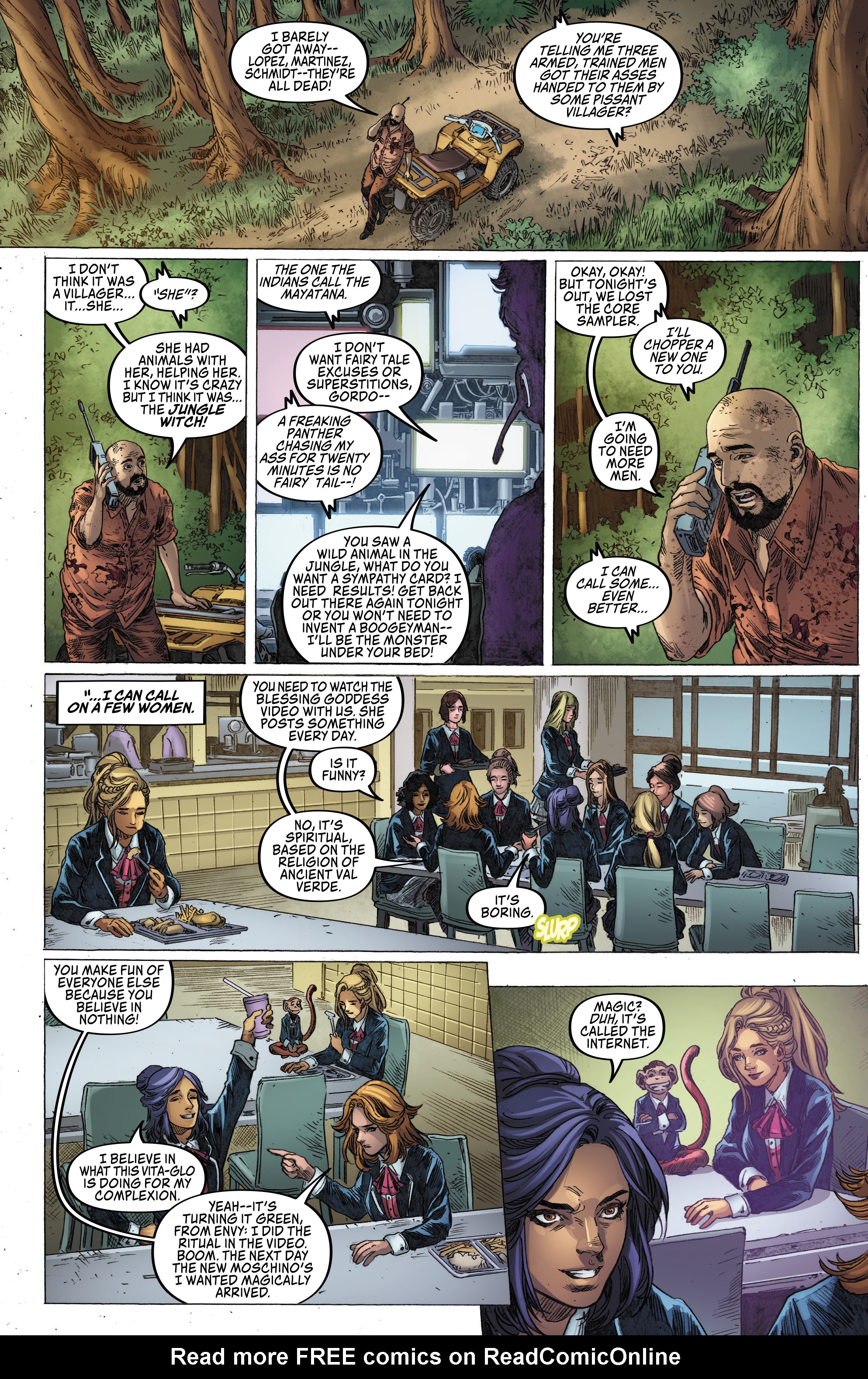 Read online Sheena Queen of the Jungle: Fatal Exams comic -  Issue #1 - 22