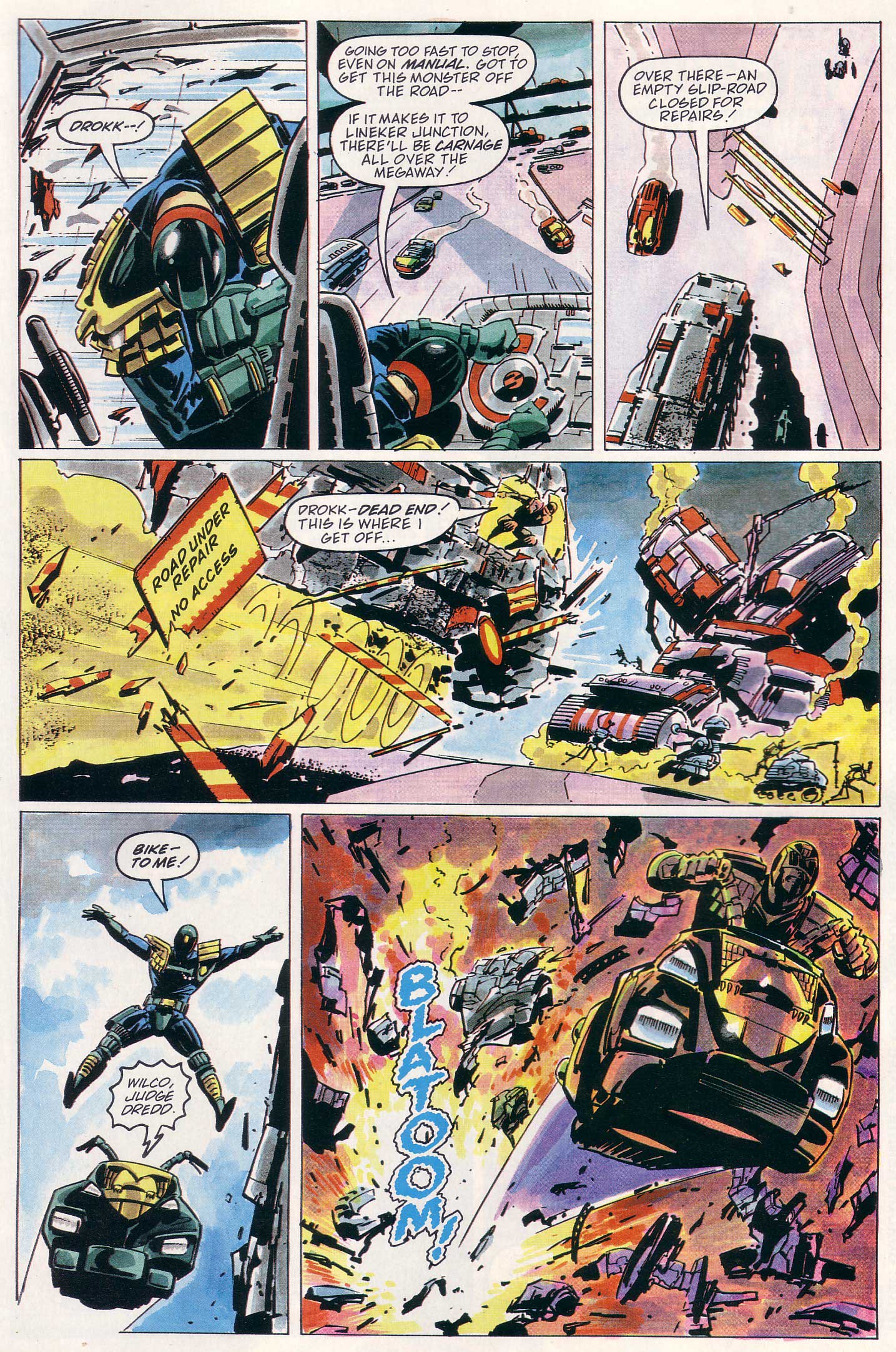 Read online Judge Dredd Lawman of the Future comic -  Issue #21 - 19