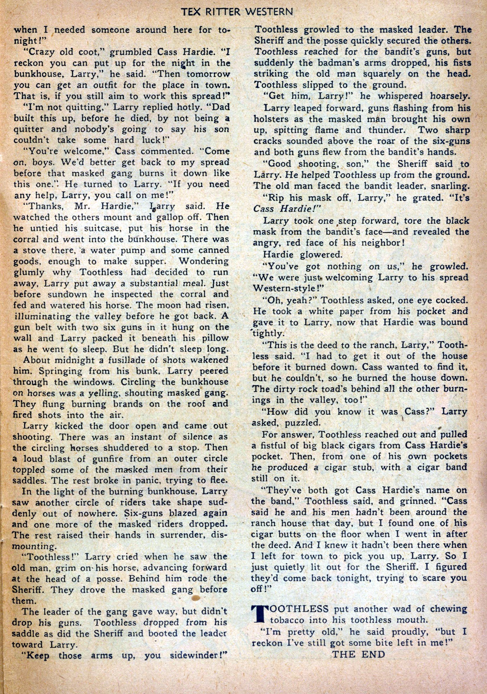 Read online Tex Ritter Western comic -  Issue #6 - 31