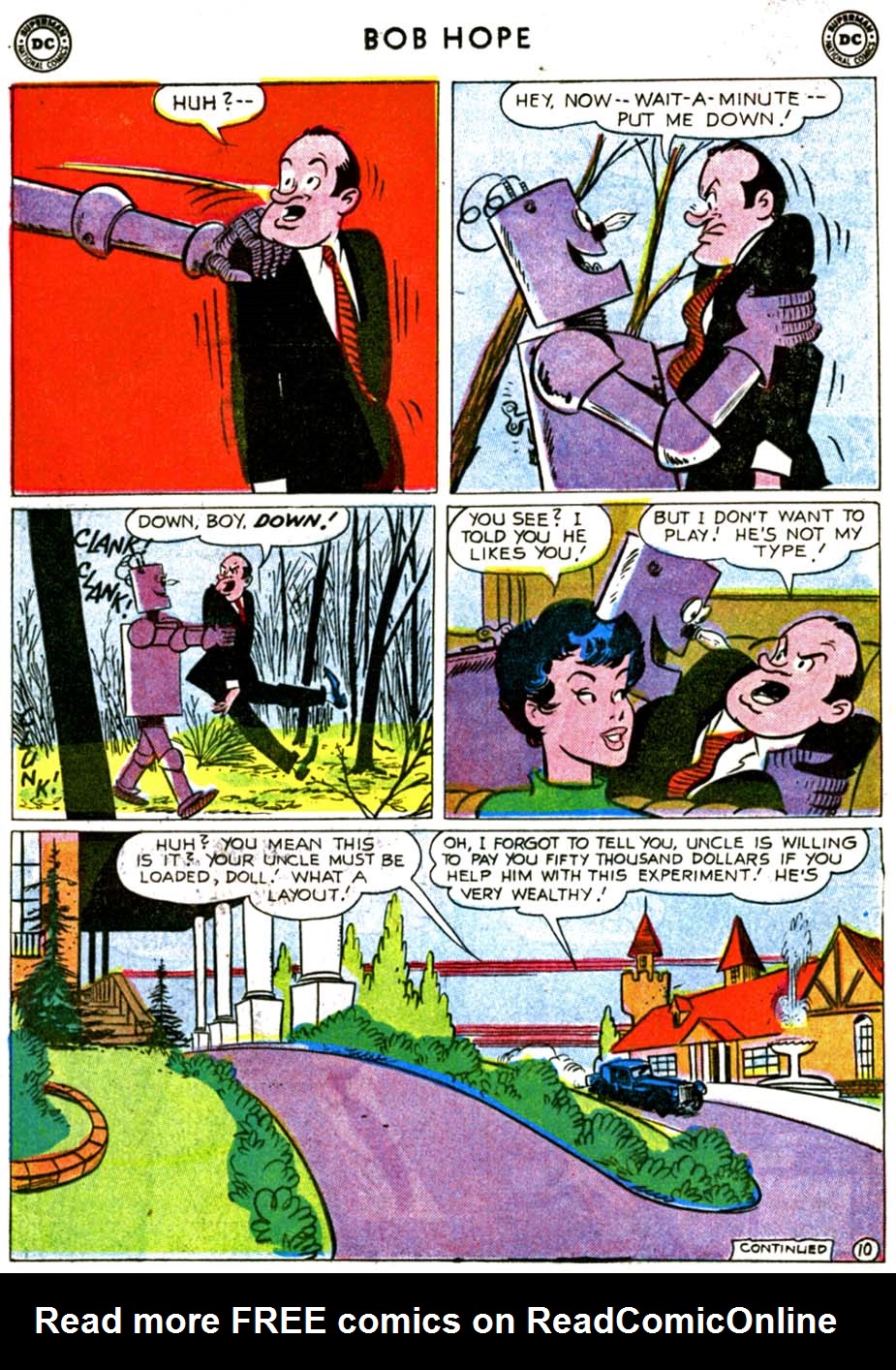 Read online The Adventures of Bob Hope comic -  Issue #68 - 12