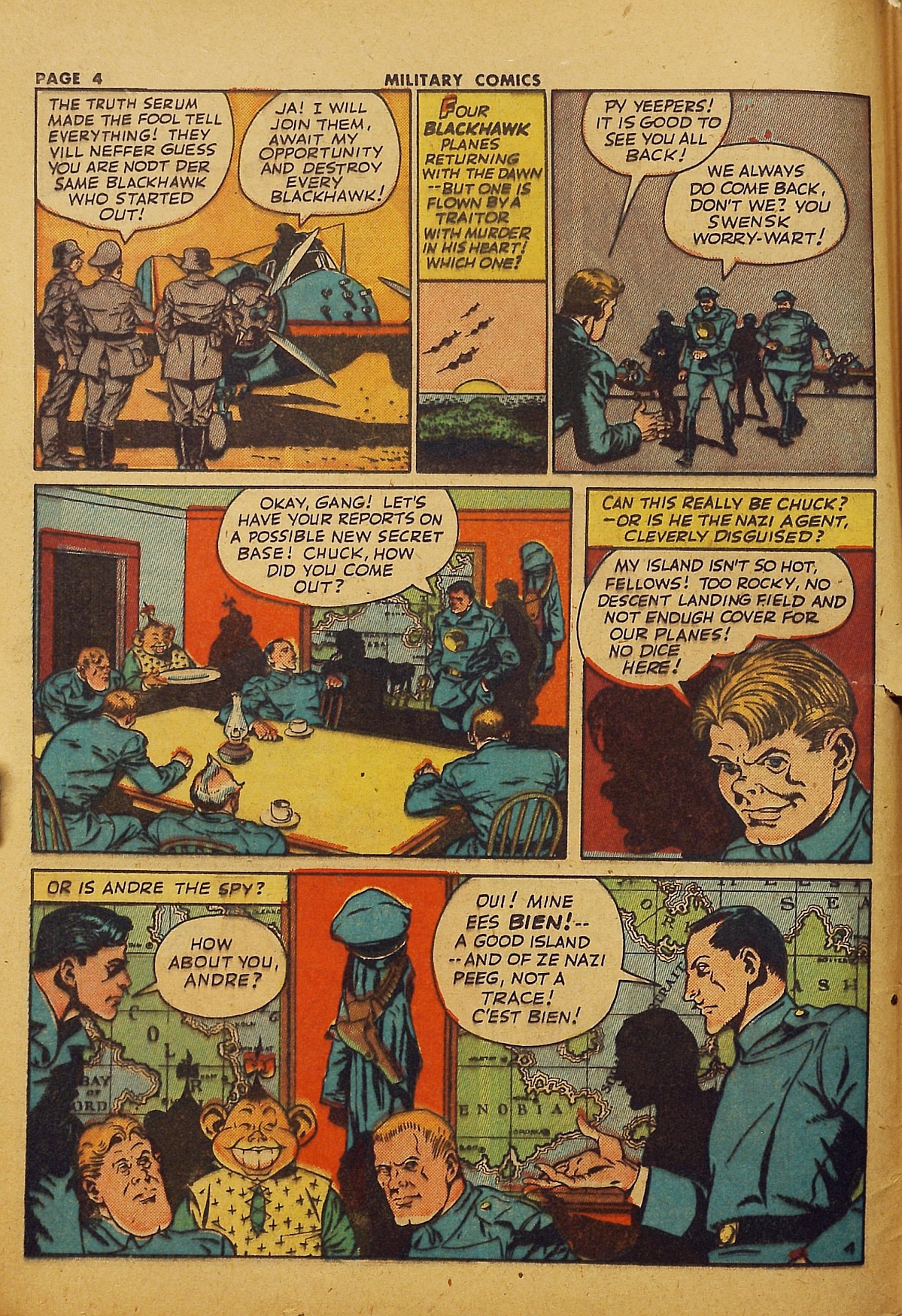 Read online Military Comics comic -  Issue #22 - 6