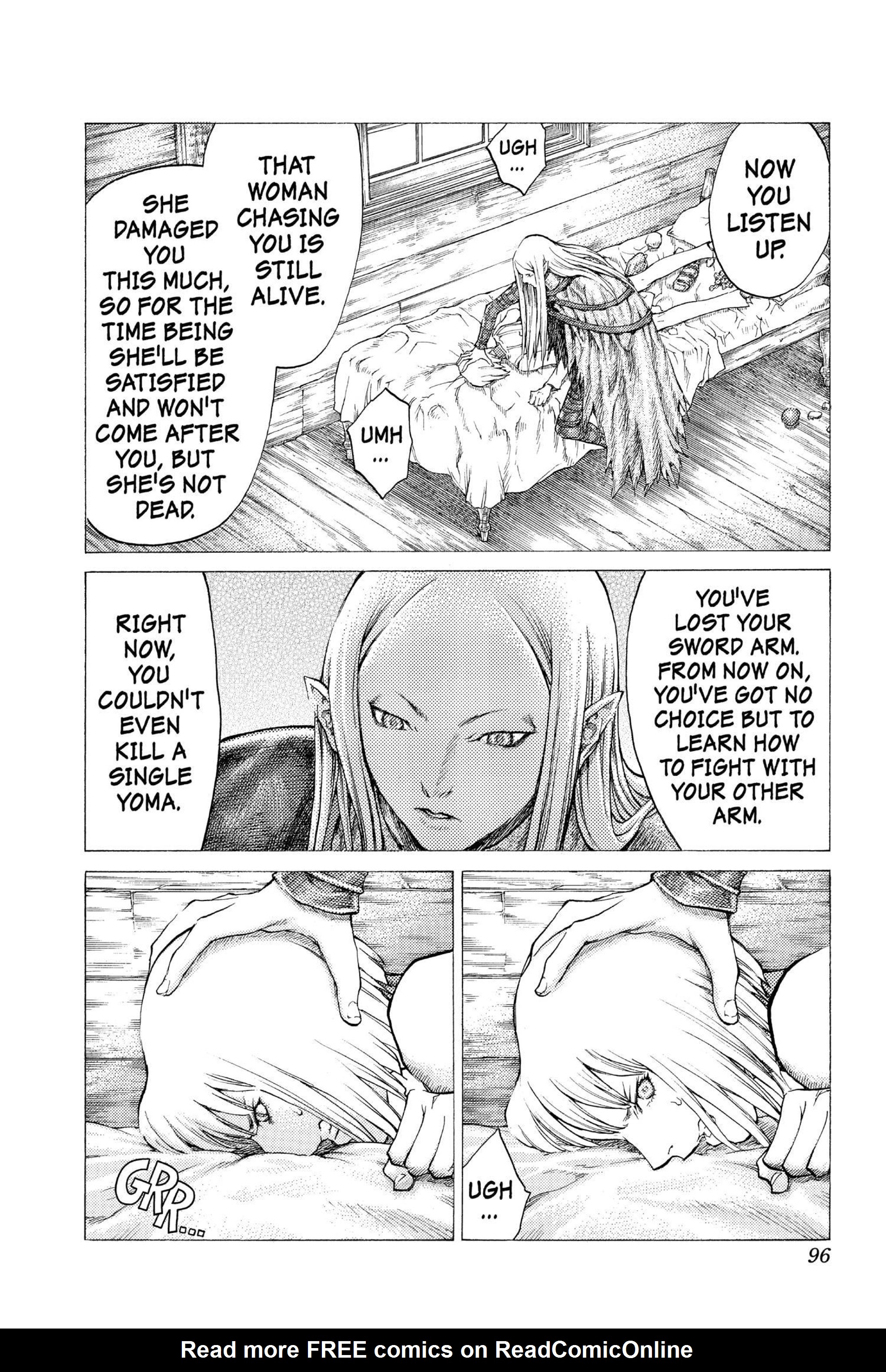 Read online Claymore comic -  Issue #7 - 89