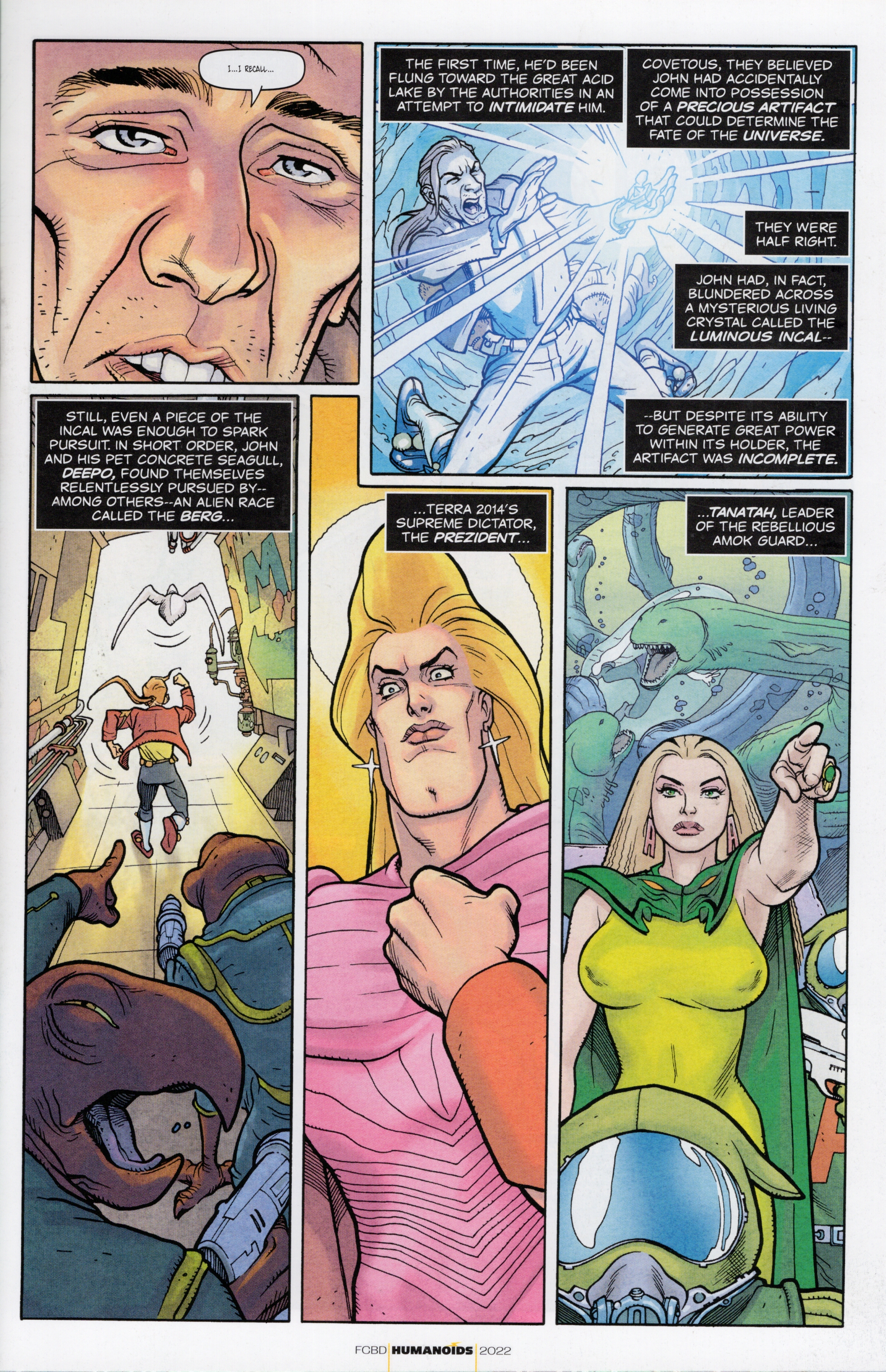 Read online Free Comic Book Day 2022 comic -  Issue # Humanoids The Incal Universe - 5