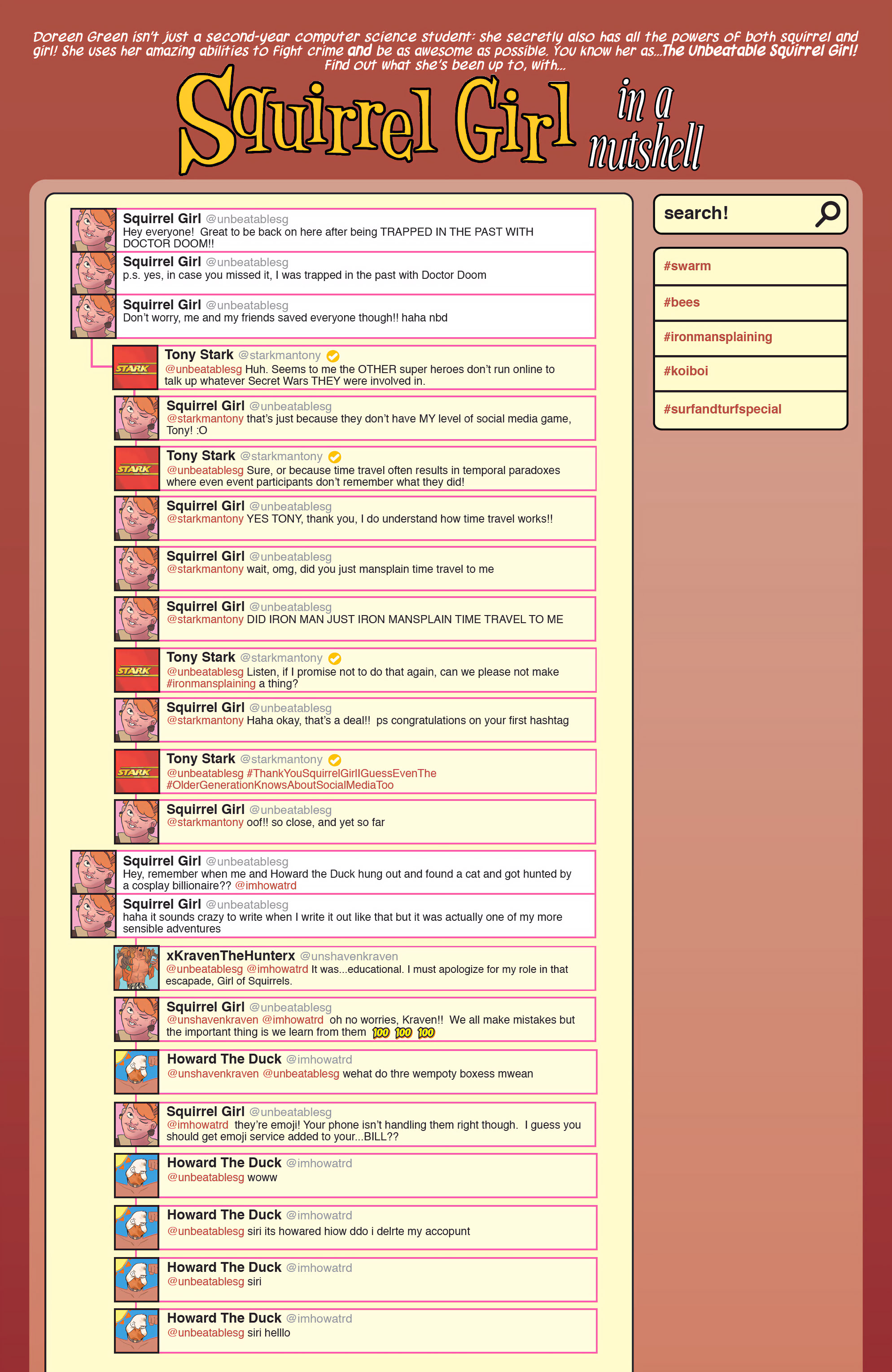 Read online The Unbeatable Squirrel Girl Omnibus comic -  Issue # TPB (Part 4) - 64