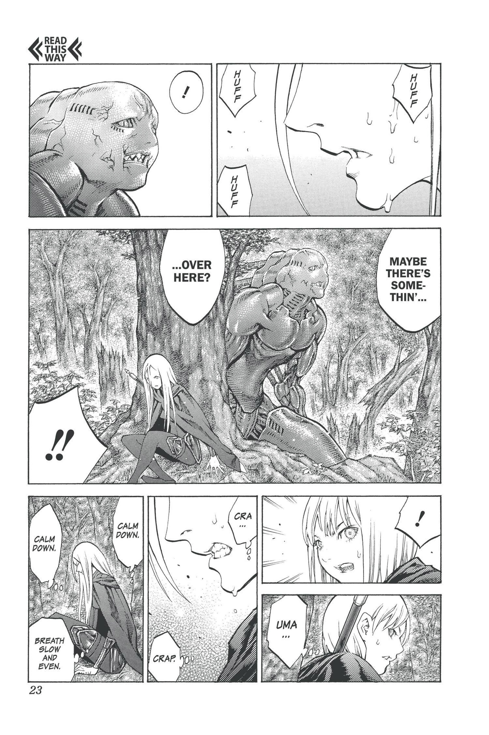 Read online Claymore comic -  Issue #17 - 23