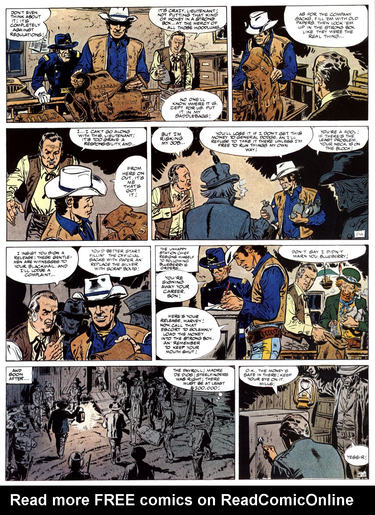 Read online Epic Graphic Novel: Lieutenant Blueberry comic -  Issue #2 - 28