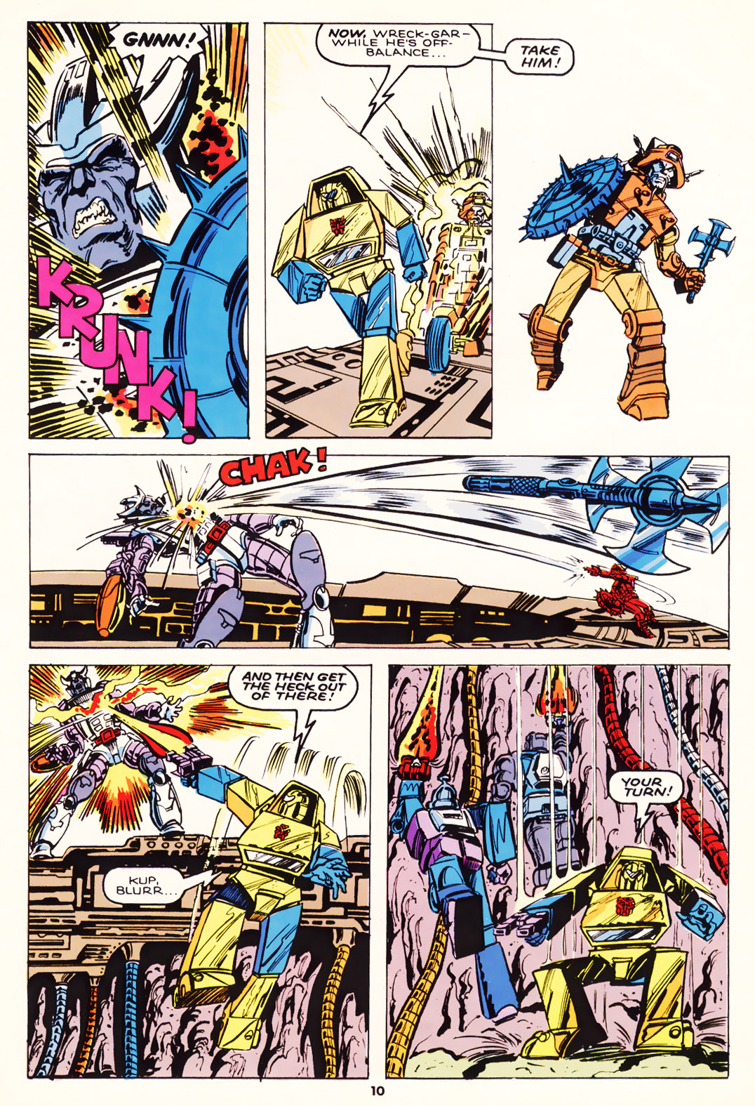 Read online The Transformers (UK) comic -  Issue #119 - 10
