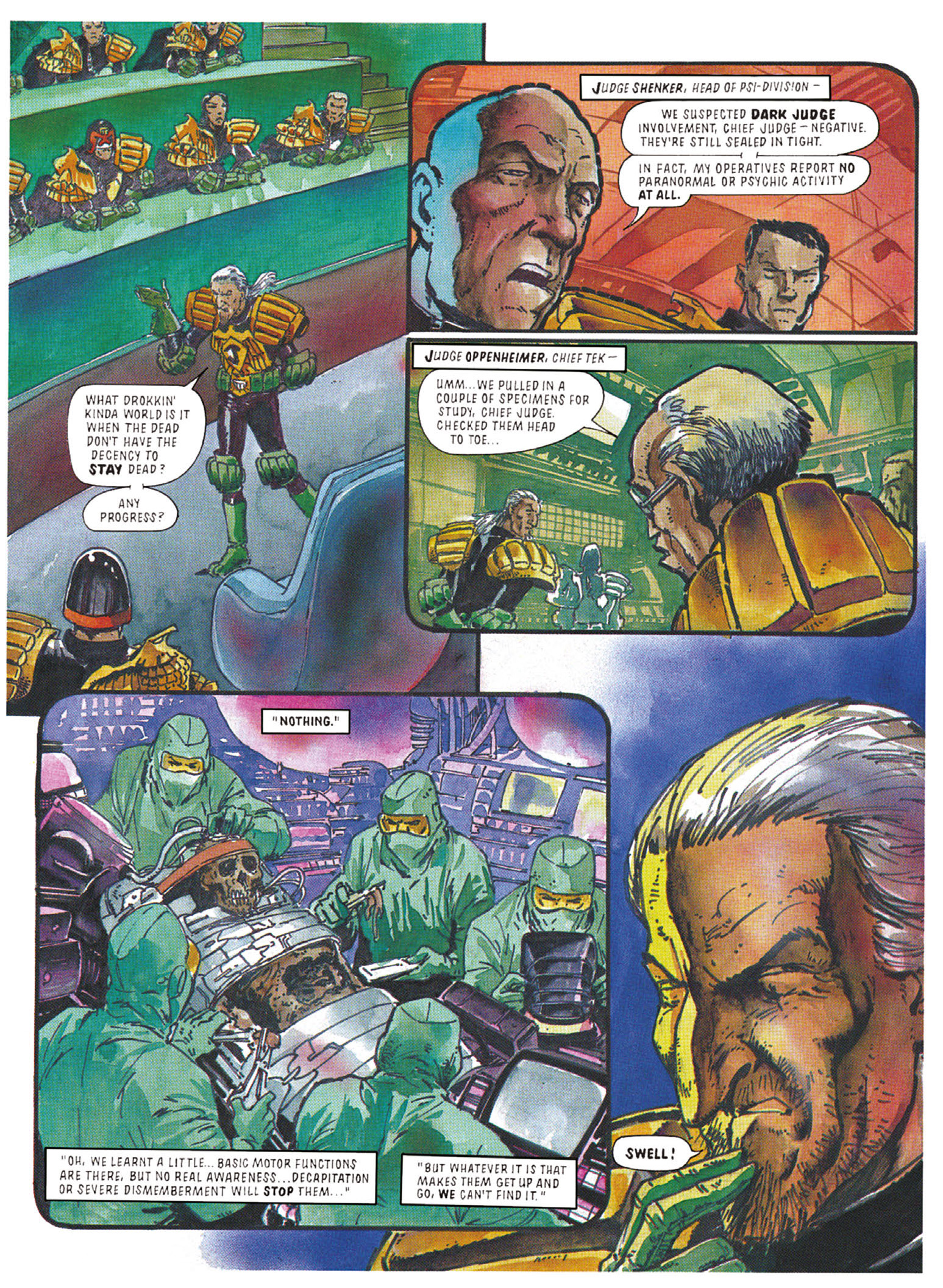 Read online Essential Judge Dredd: Judgement Day comic -  Issue # TPB - 36