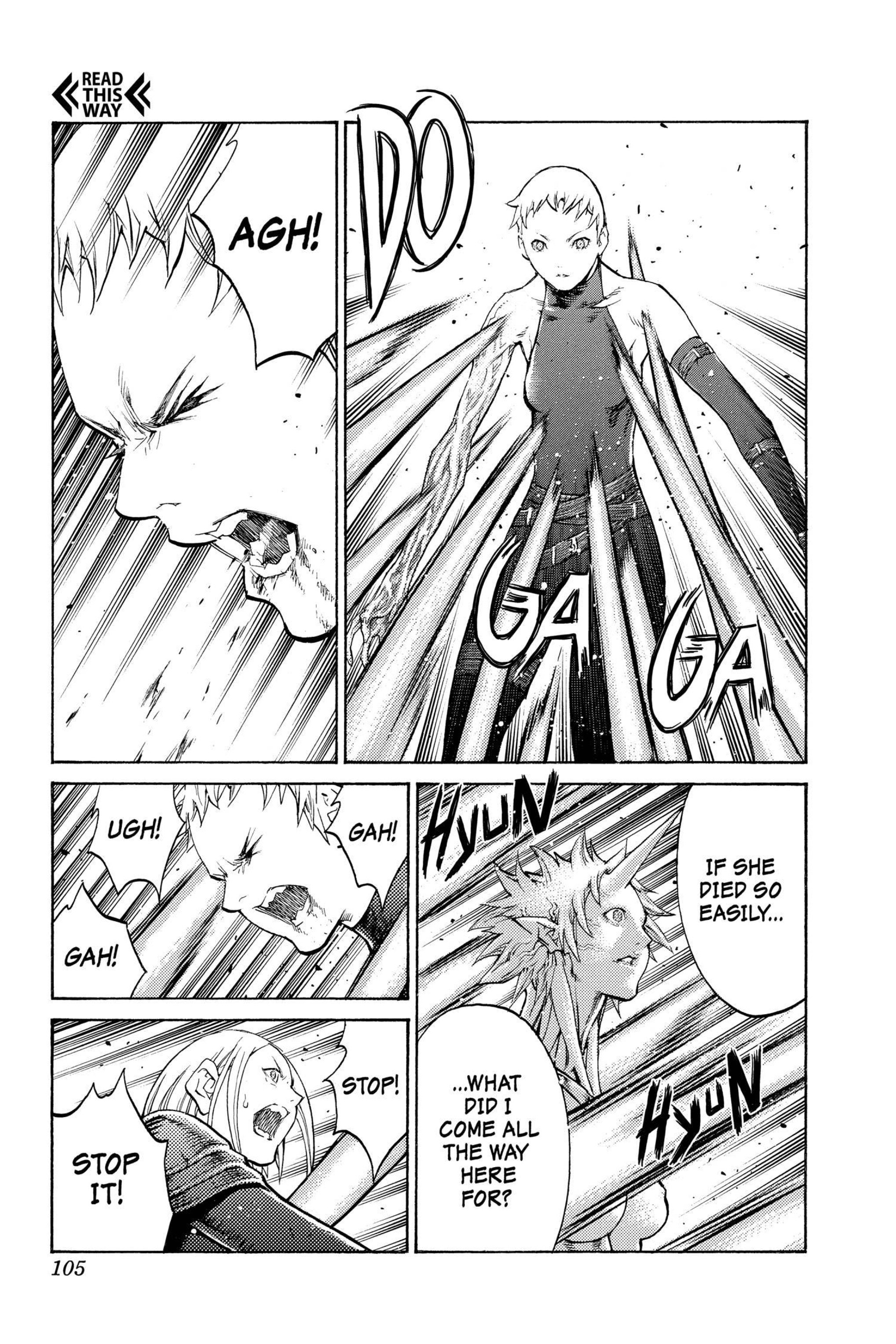 Read online Claymore comic -  Issue #19 - 94