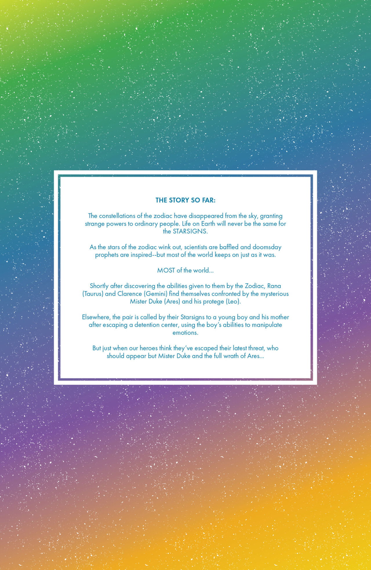 Read online Starsigns comic -  Issue #4 - 3