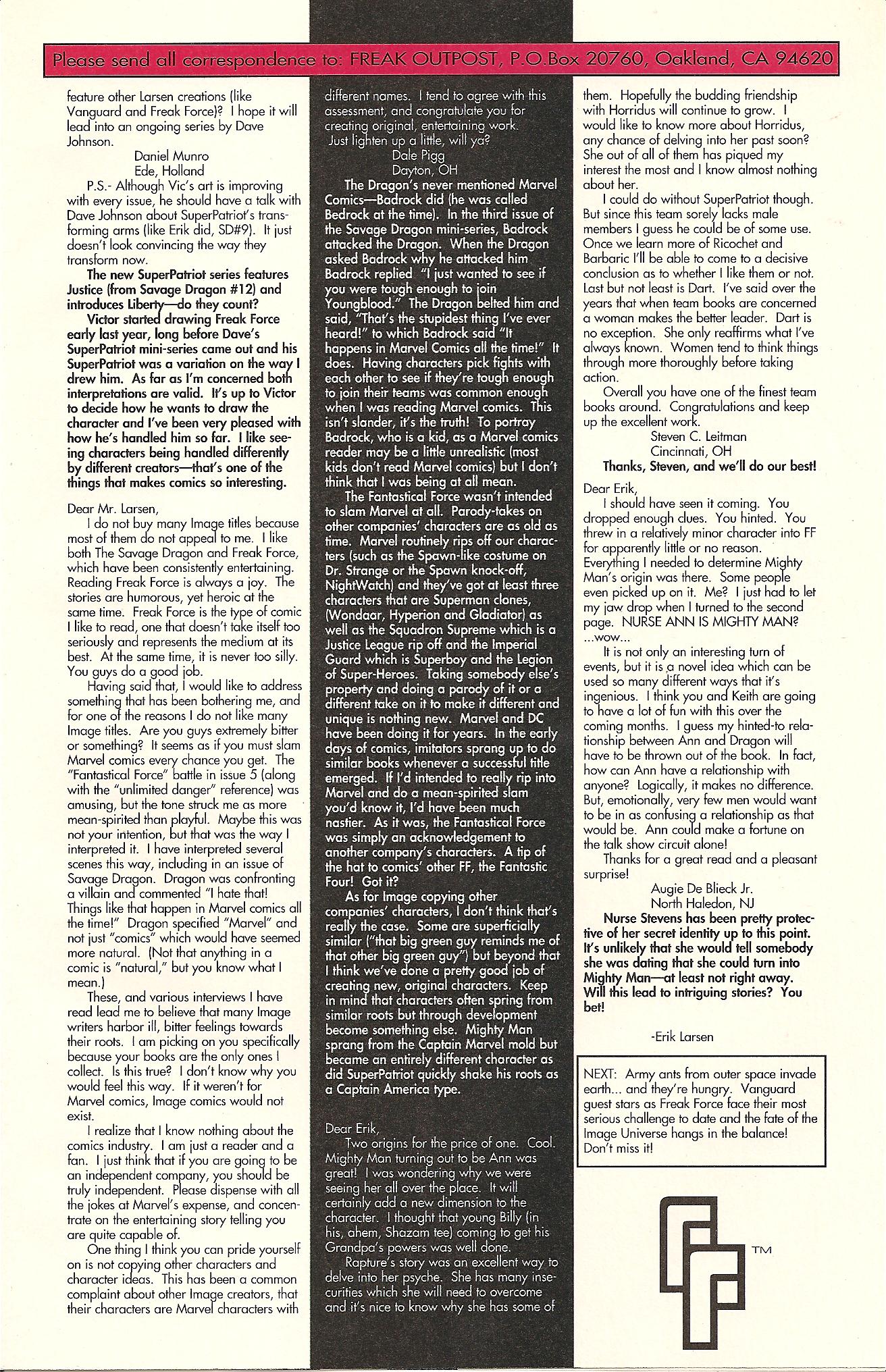 Read online Freak Force (1993) comic -  Issue #7 - 32