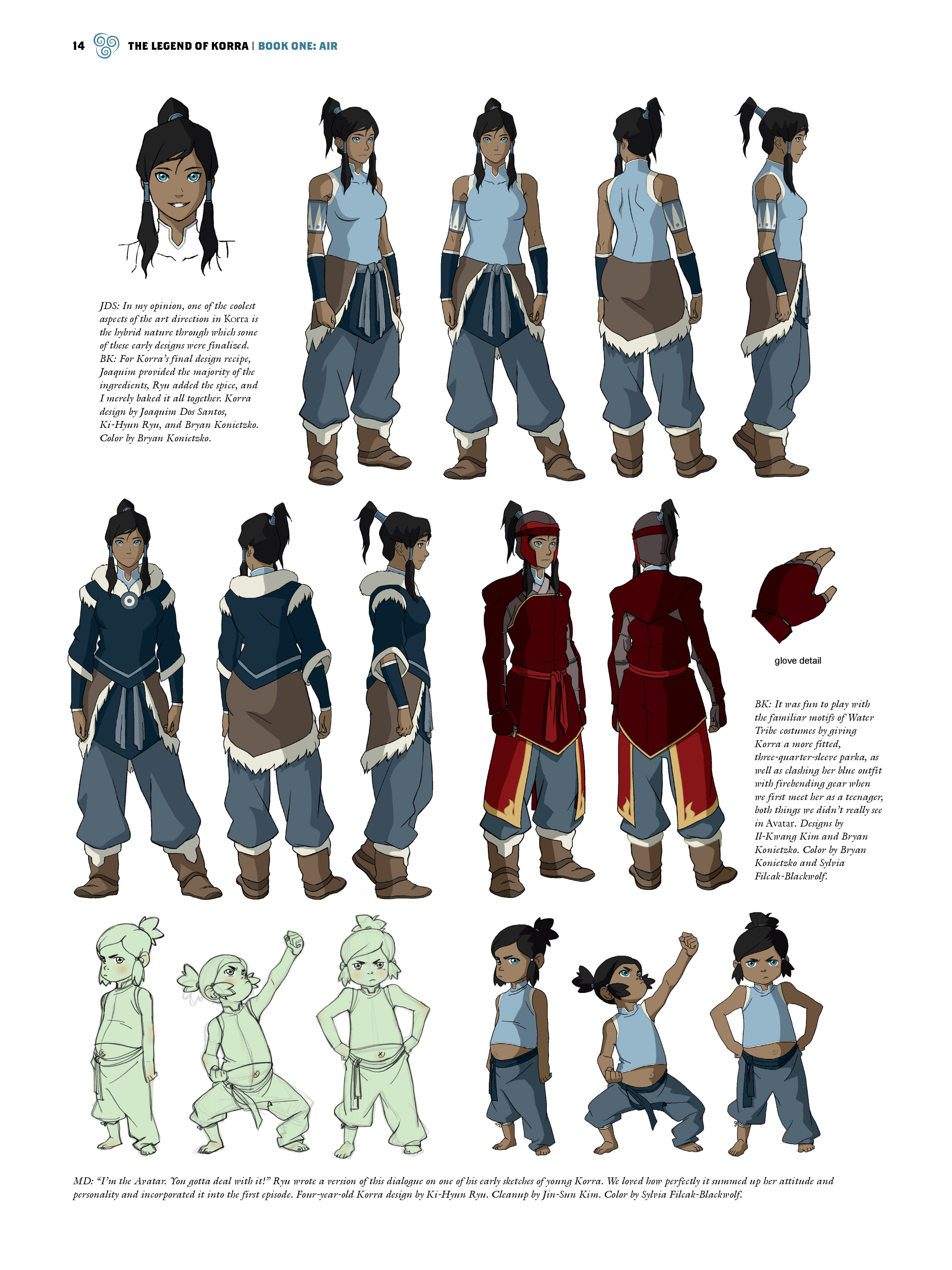 Read online The Legend of Korra: The Art of the Animated Series comic -  Issue # TPB 1 - 15