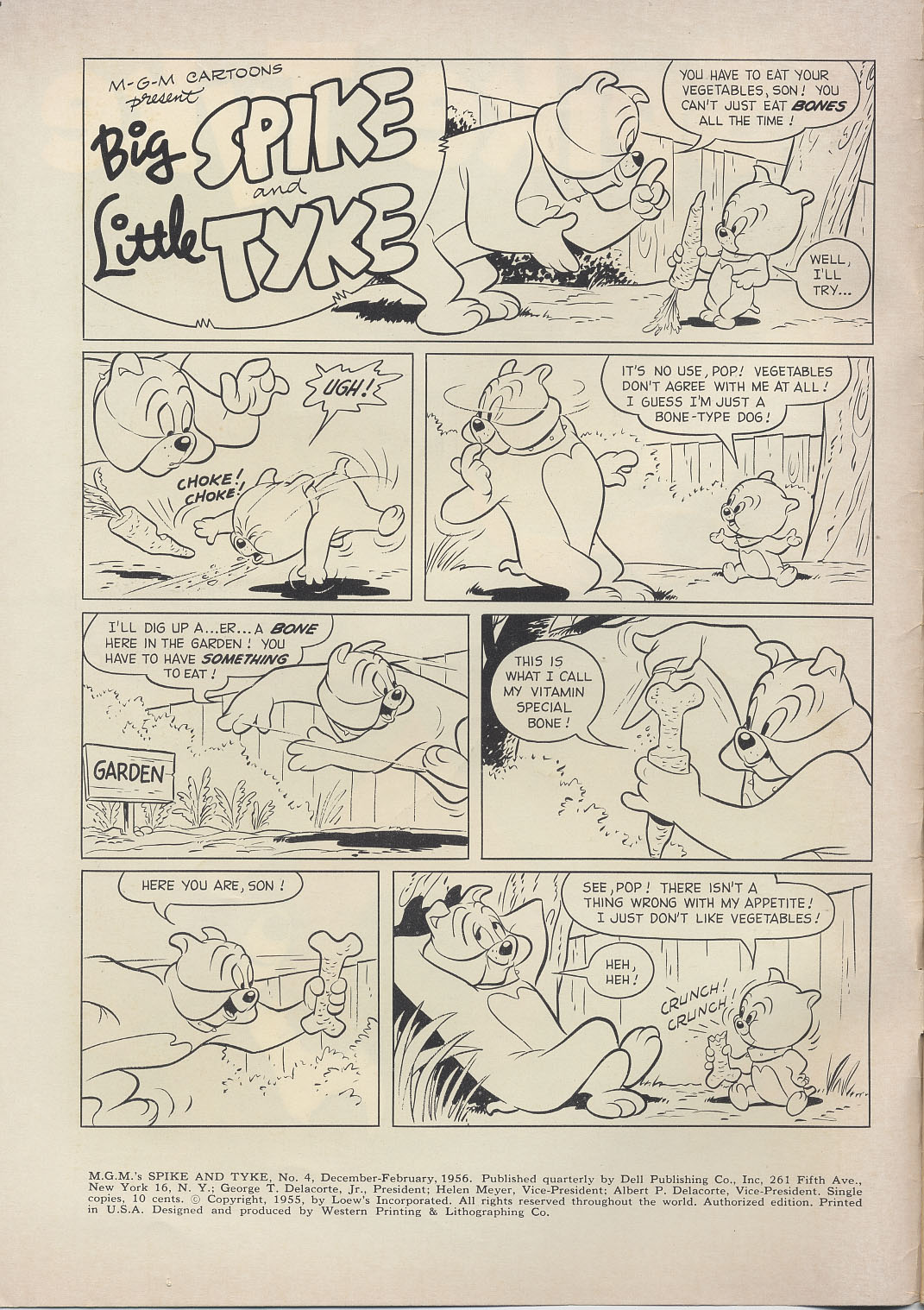 Read online M.G.M's Spike and Tyke comic -  Issue #4 - 2
