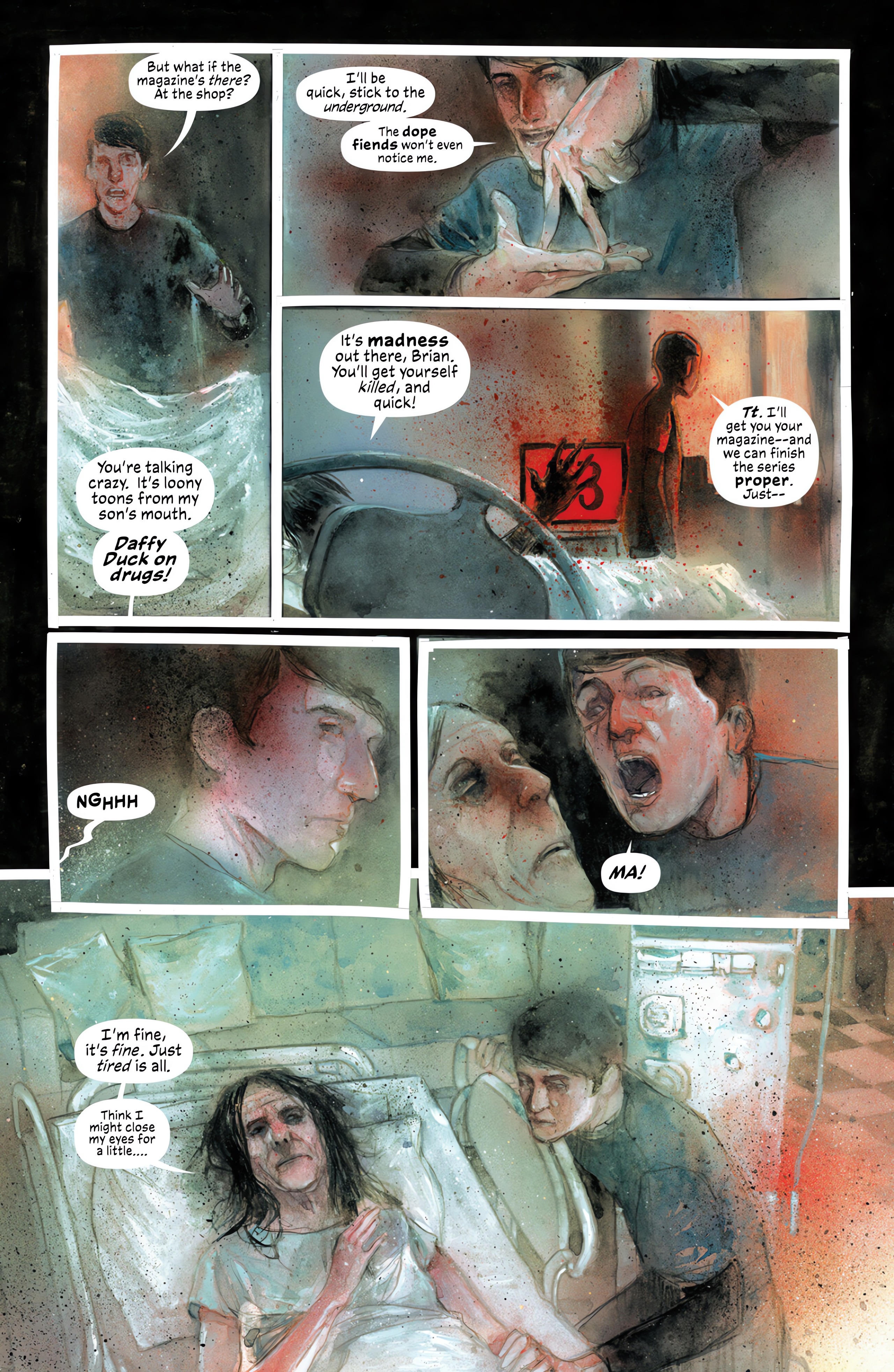 Read online Swan Songs comic -  Issue #1 - 6