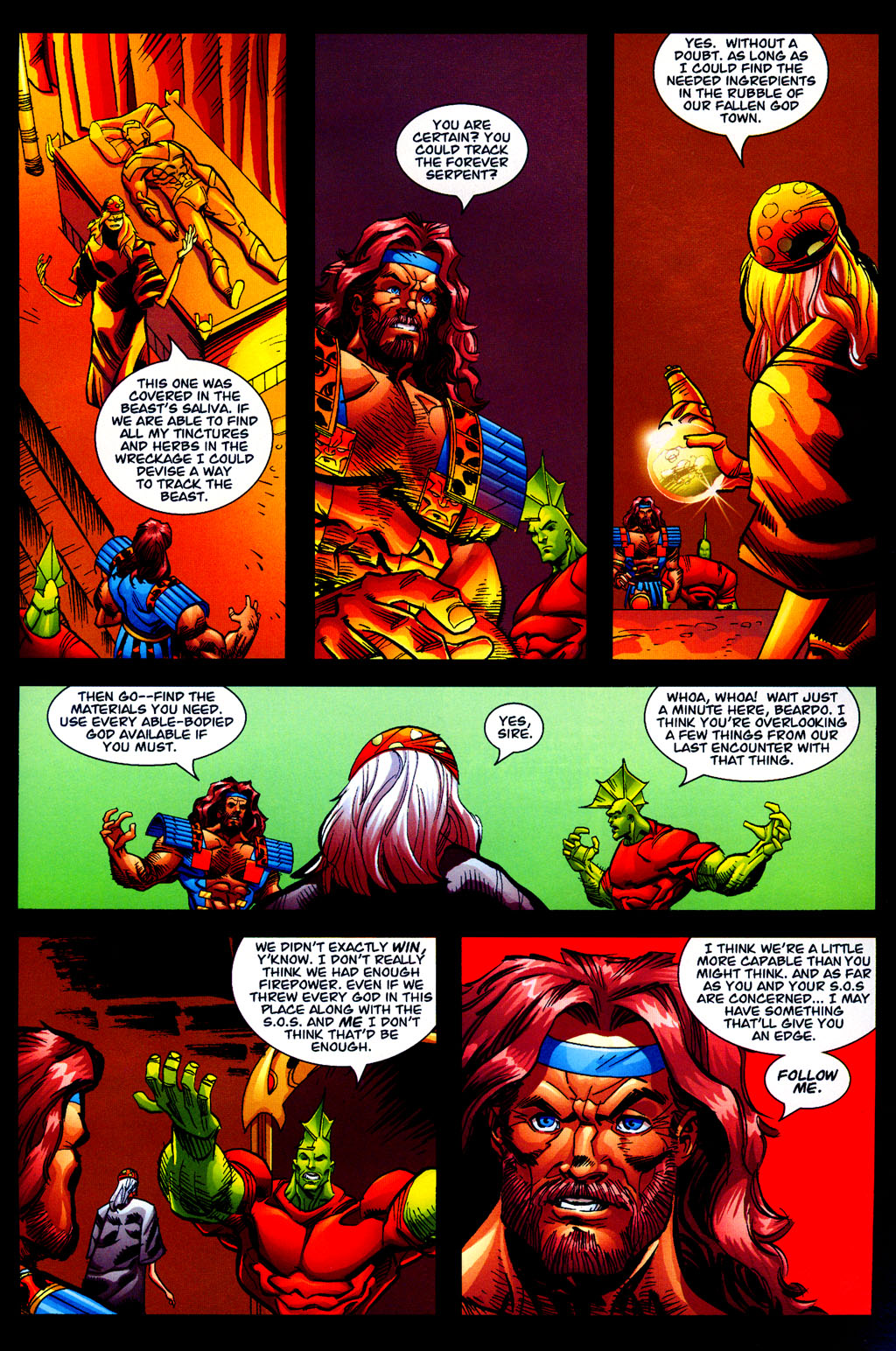 Read online Savage Dragon: God War comic -  Issue #3 - 19