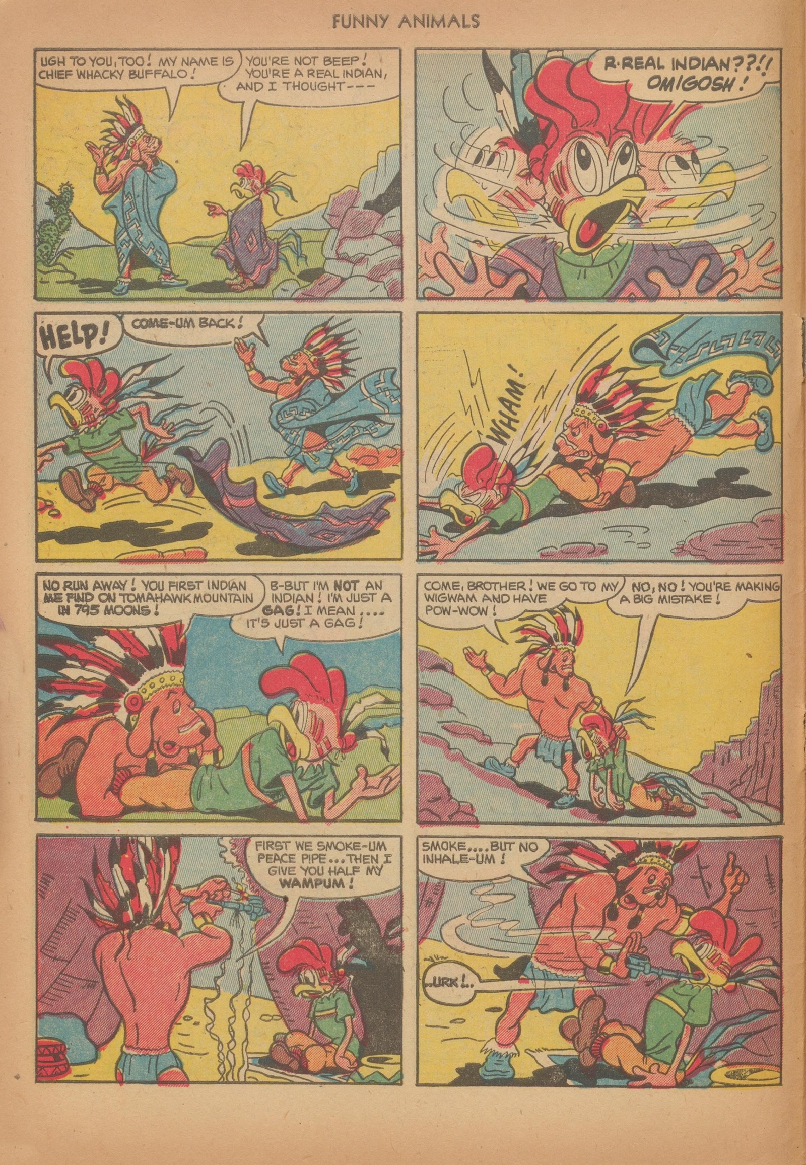 Read online Fawcett's Funny Animals comic -  Issue #75 - 6