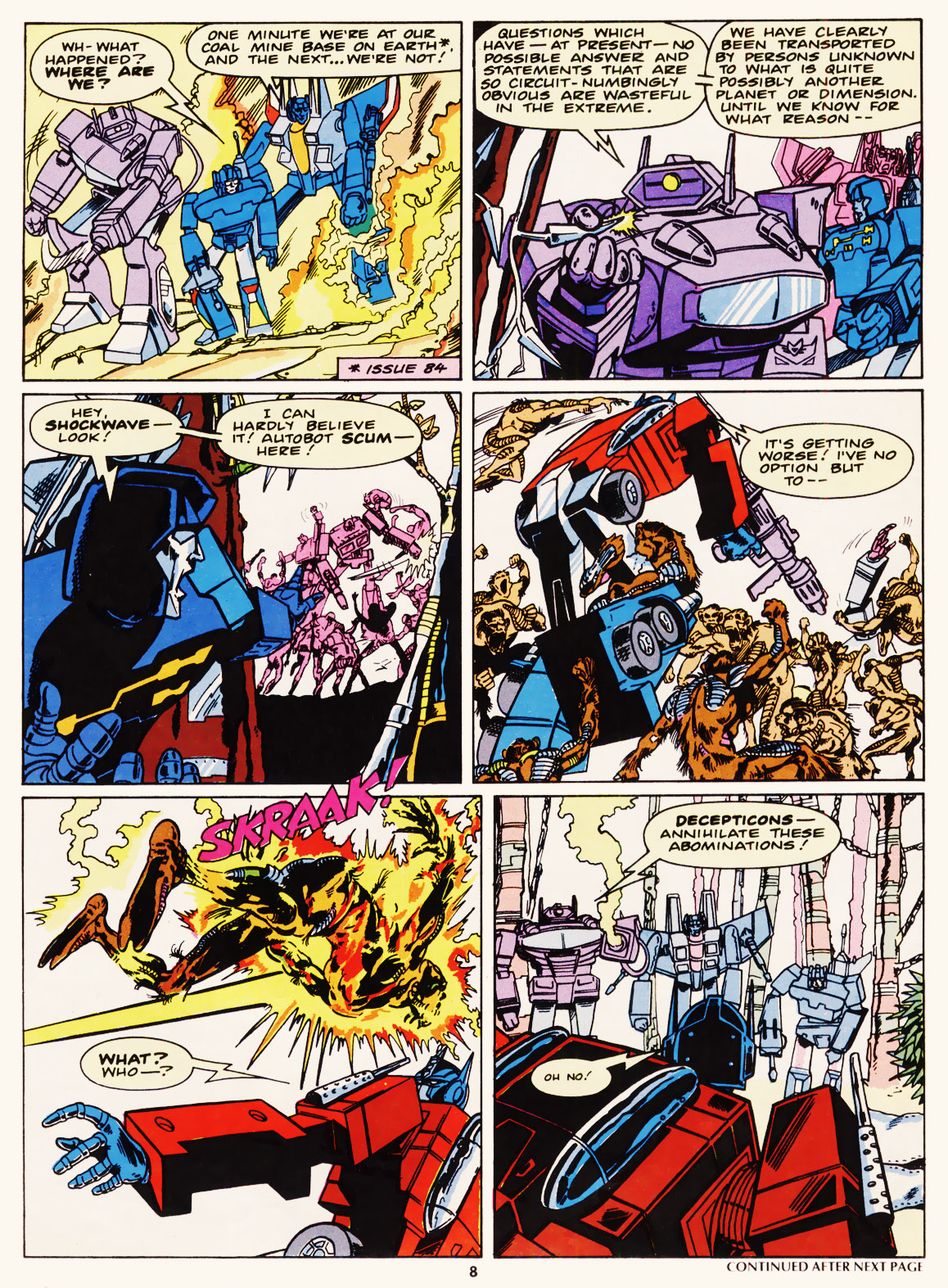 Read online The Transformers (UK) comic -  Issue #100 - 8