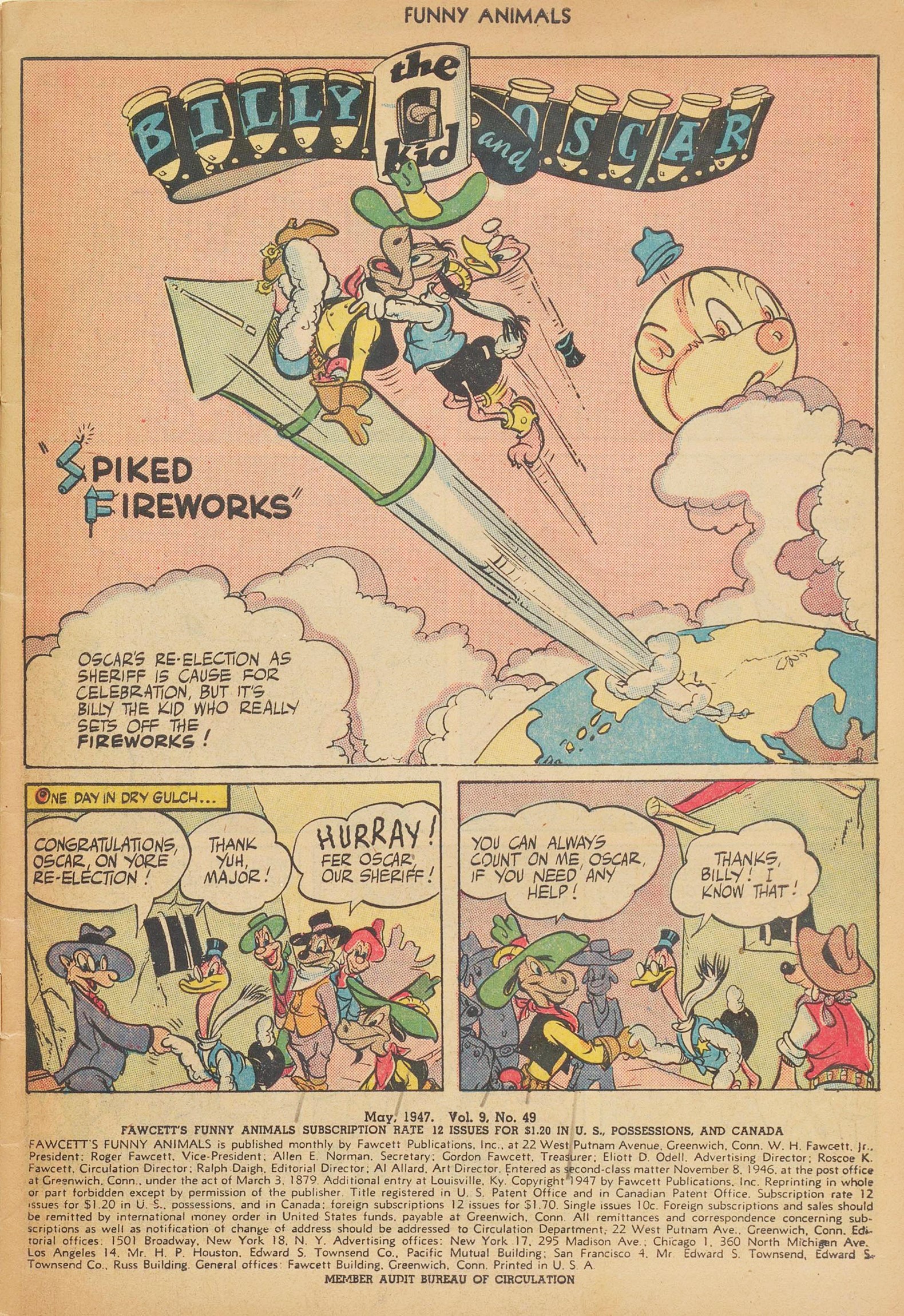 Read online Fawcett's Funny Animals comic -  Issue #49 - 3