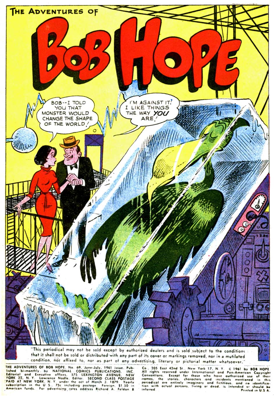 Read online The Adventures of Bob Hope comic -  Issue #69 - 3