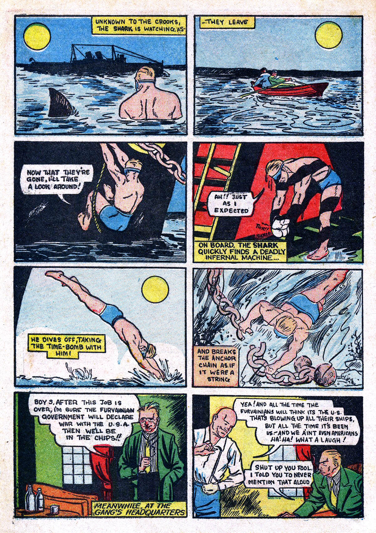 Read online Amazing Man Comics comic -  Issue #6 - 16
