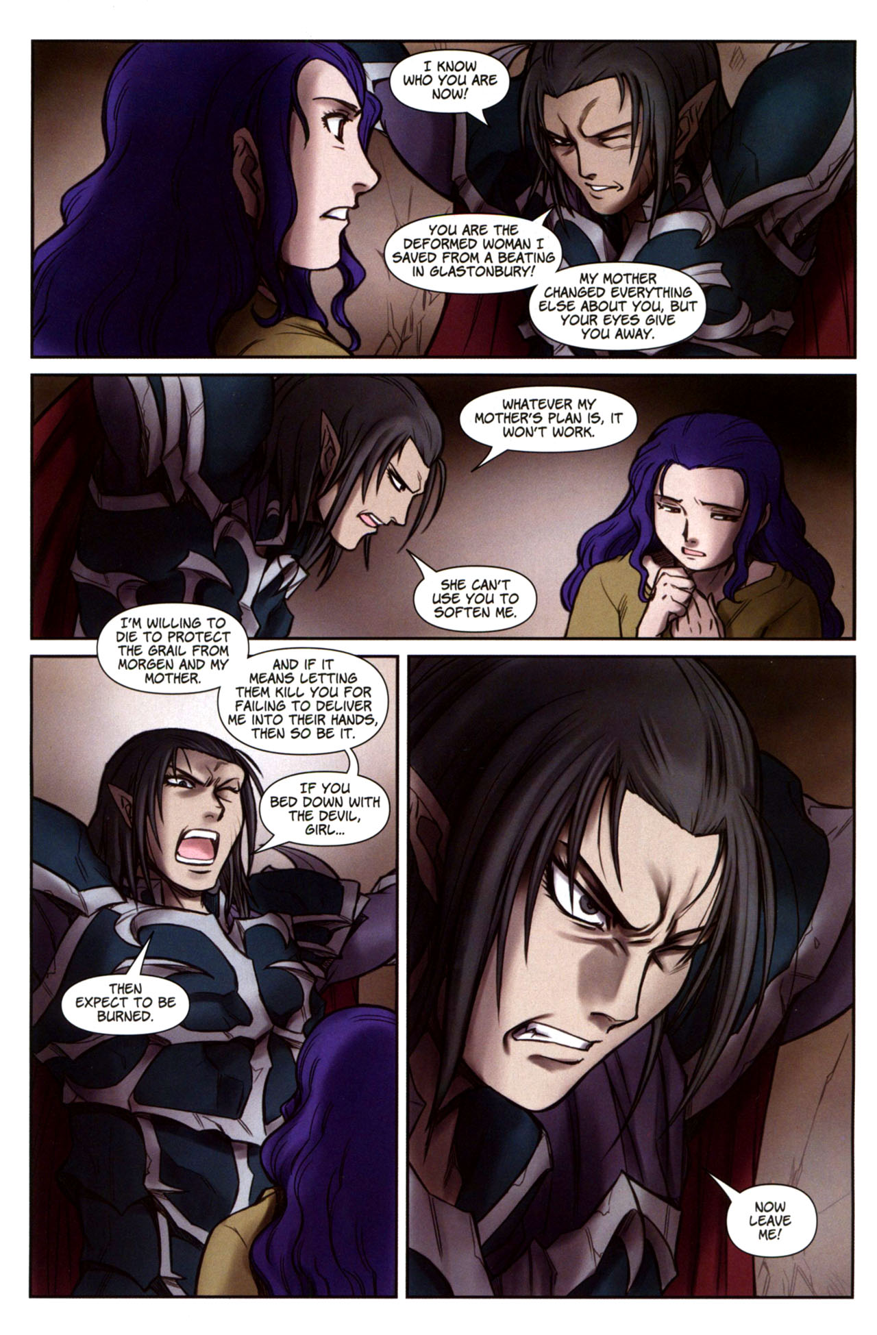 Read online Lords of Avalon: Knight of Darkness comic -  Issue #2 - 11