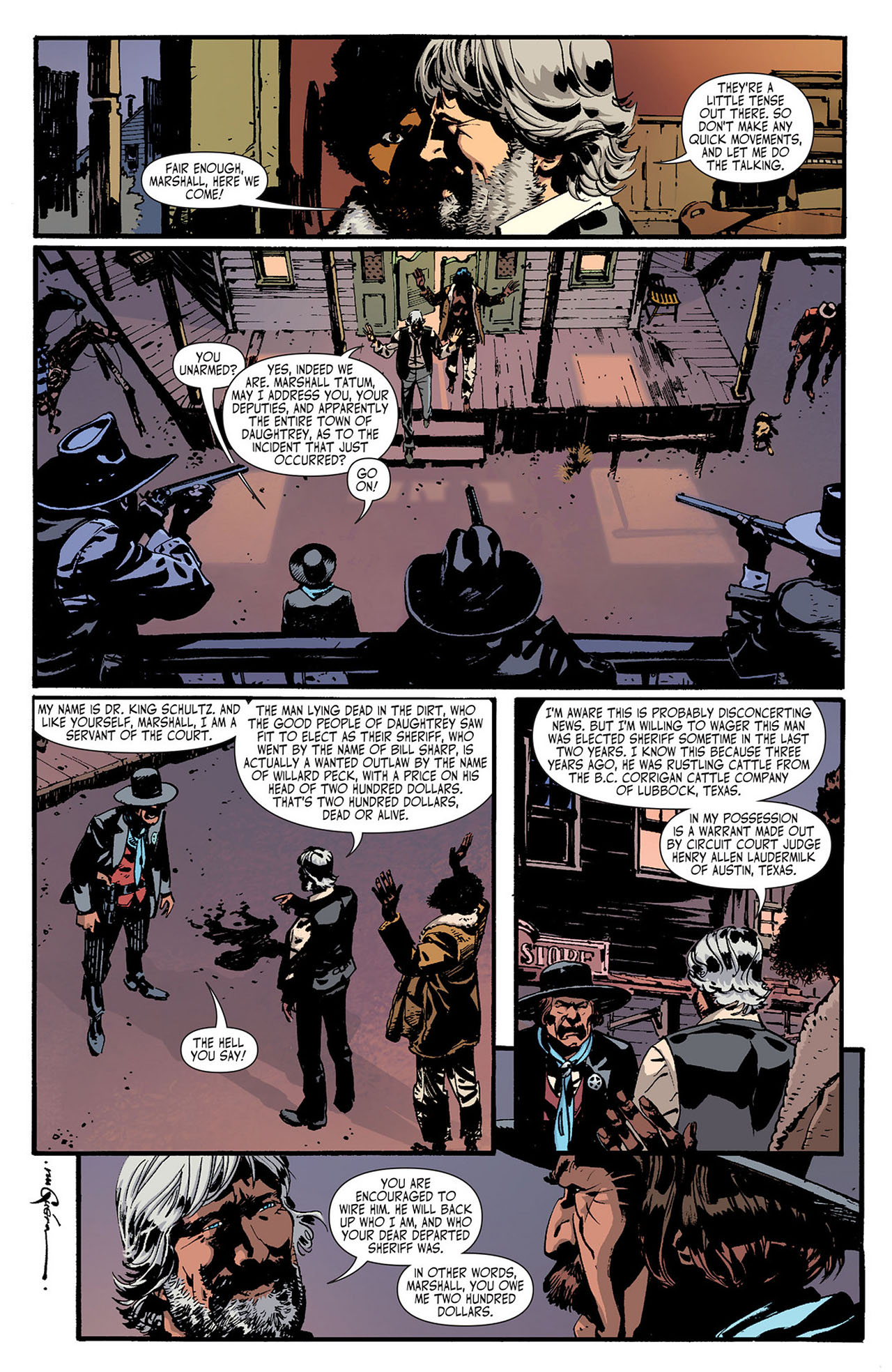 Read online Django Unchained comic -  Issue #1 - 18
