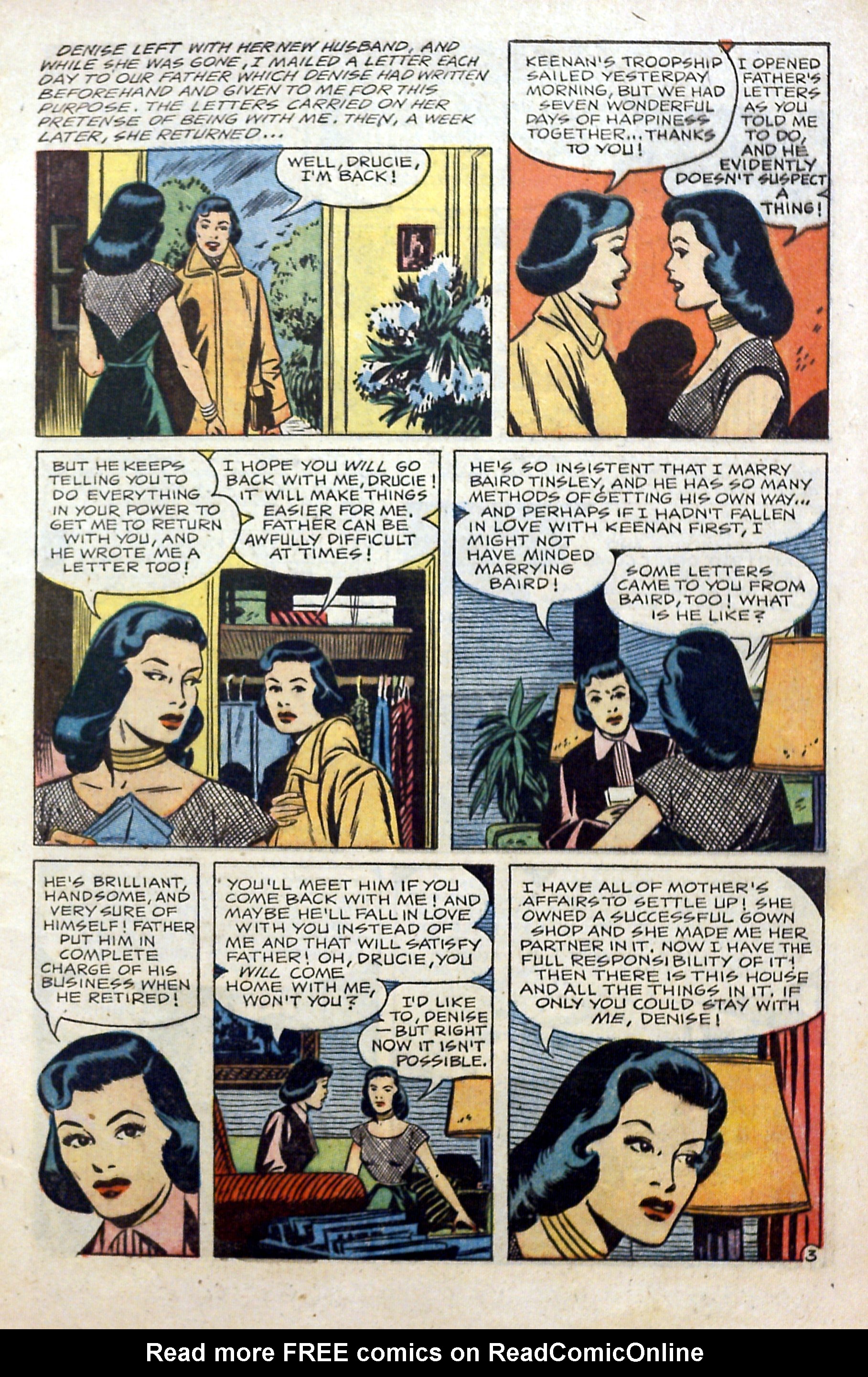 Read online Glamorous Romances comic -  Issue #61 - 5