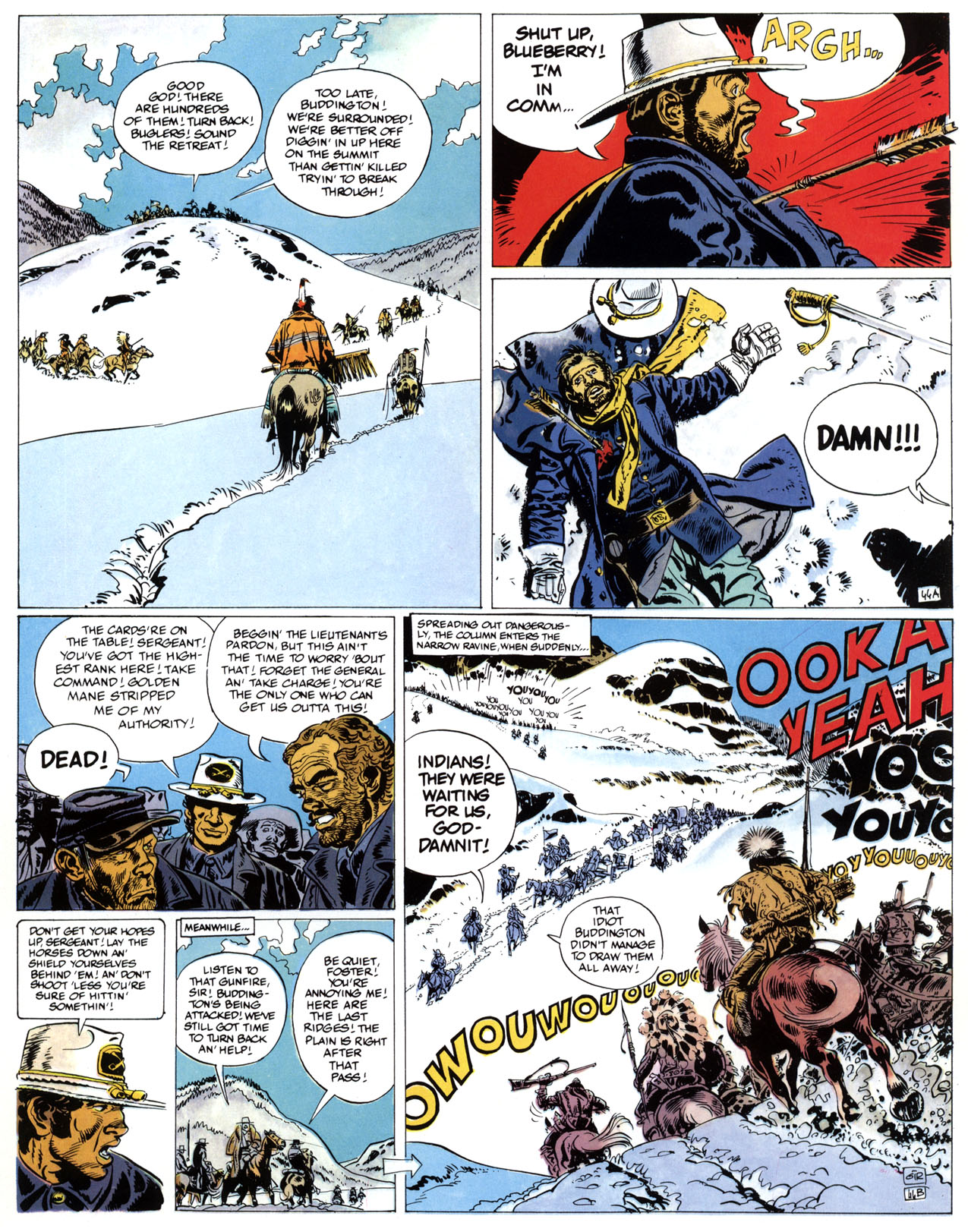 Read online Epic Graphic Novel: Lieutenant Blueberry comic -  Issue #3 - 94