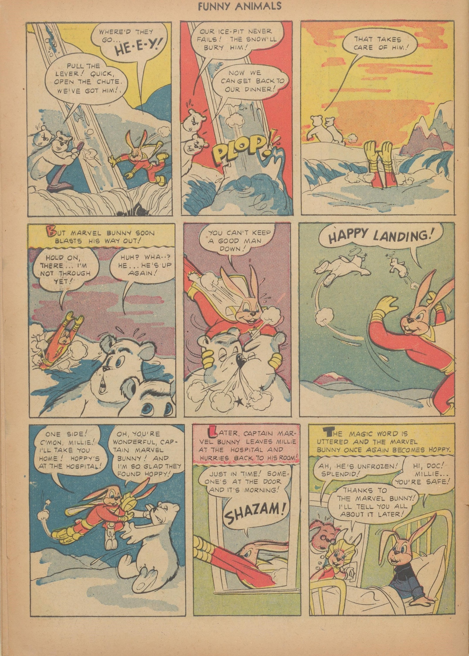 Read online Fawcett's Funny Animals comic -  Issue #66 - 34
