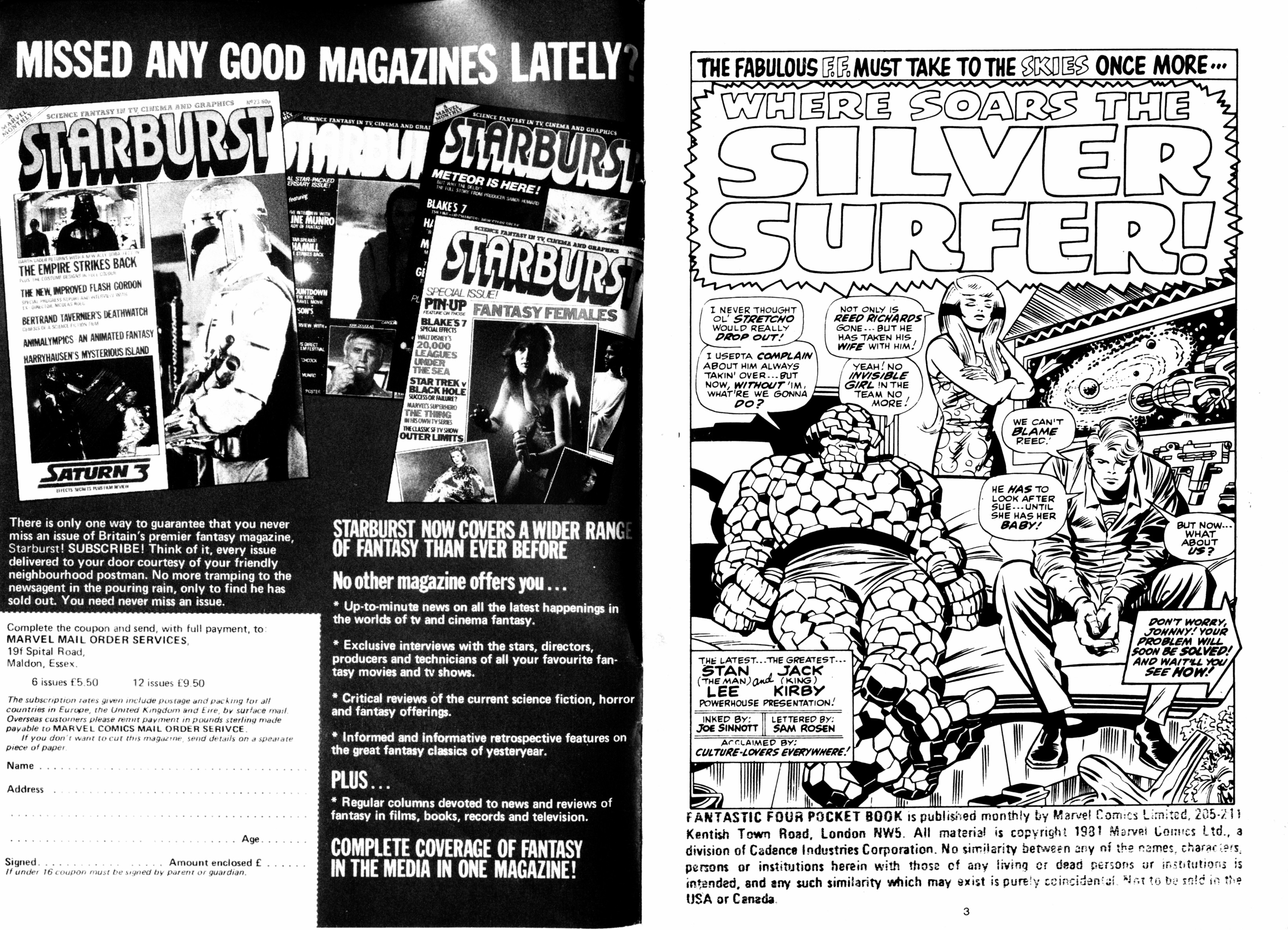 Read online Fantastic Four Pocket Book comic -  Issue #14 - 3