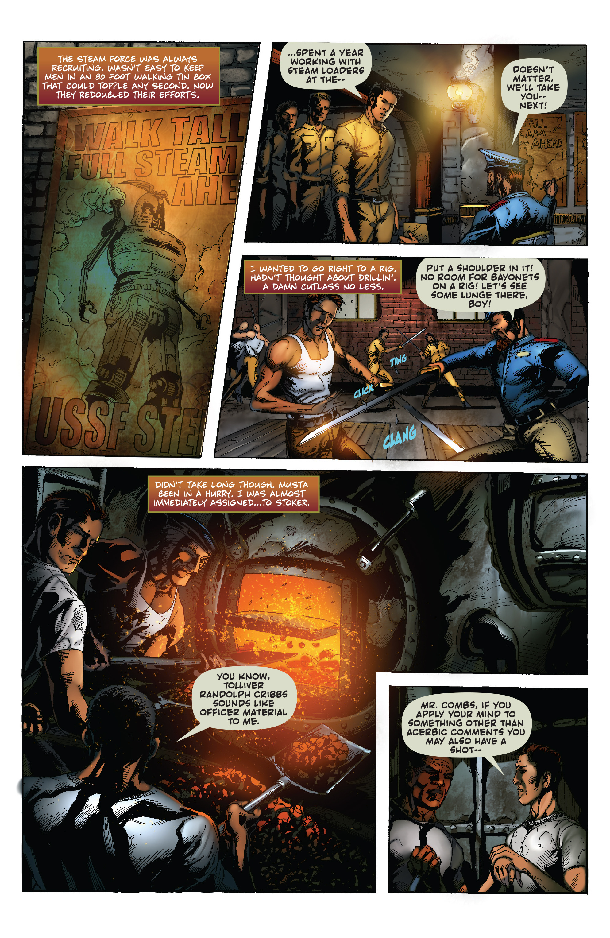 Read online Larry Blamire’s Steam Wars comic -  Issue #1 - 7