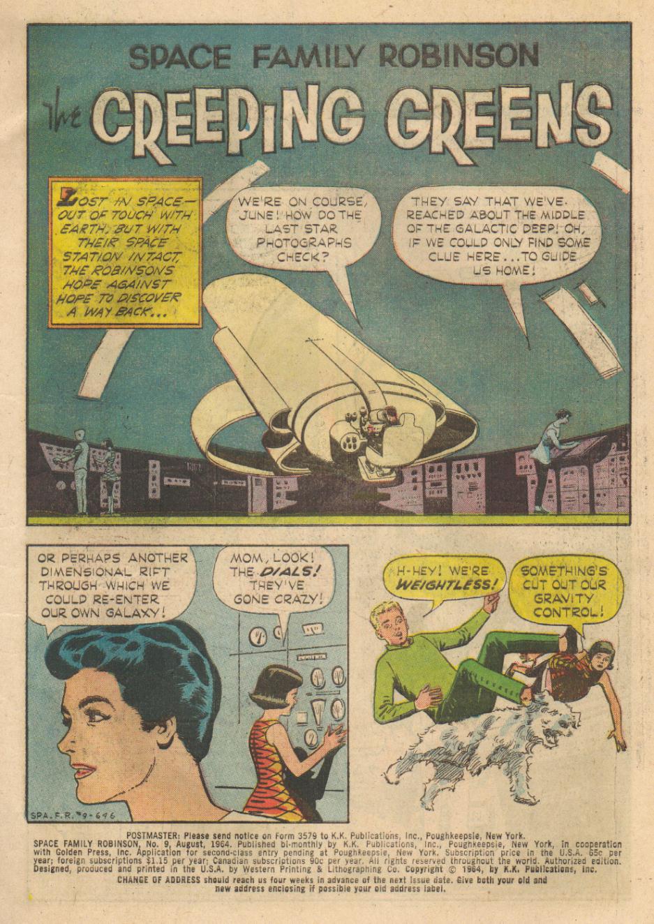 Read online Space Family Robinson comic -  Issue #9 - 3